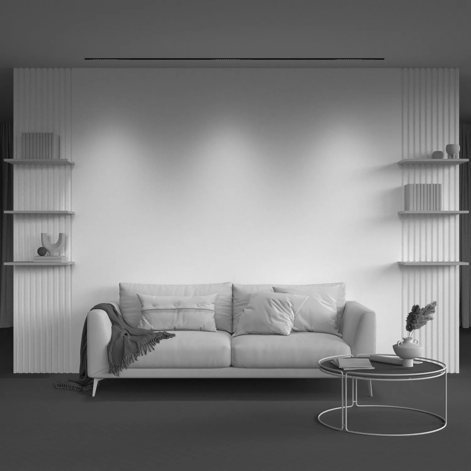картинка Трековый светильник Technical TR232-2-10W4K-B