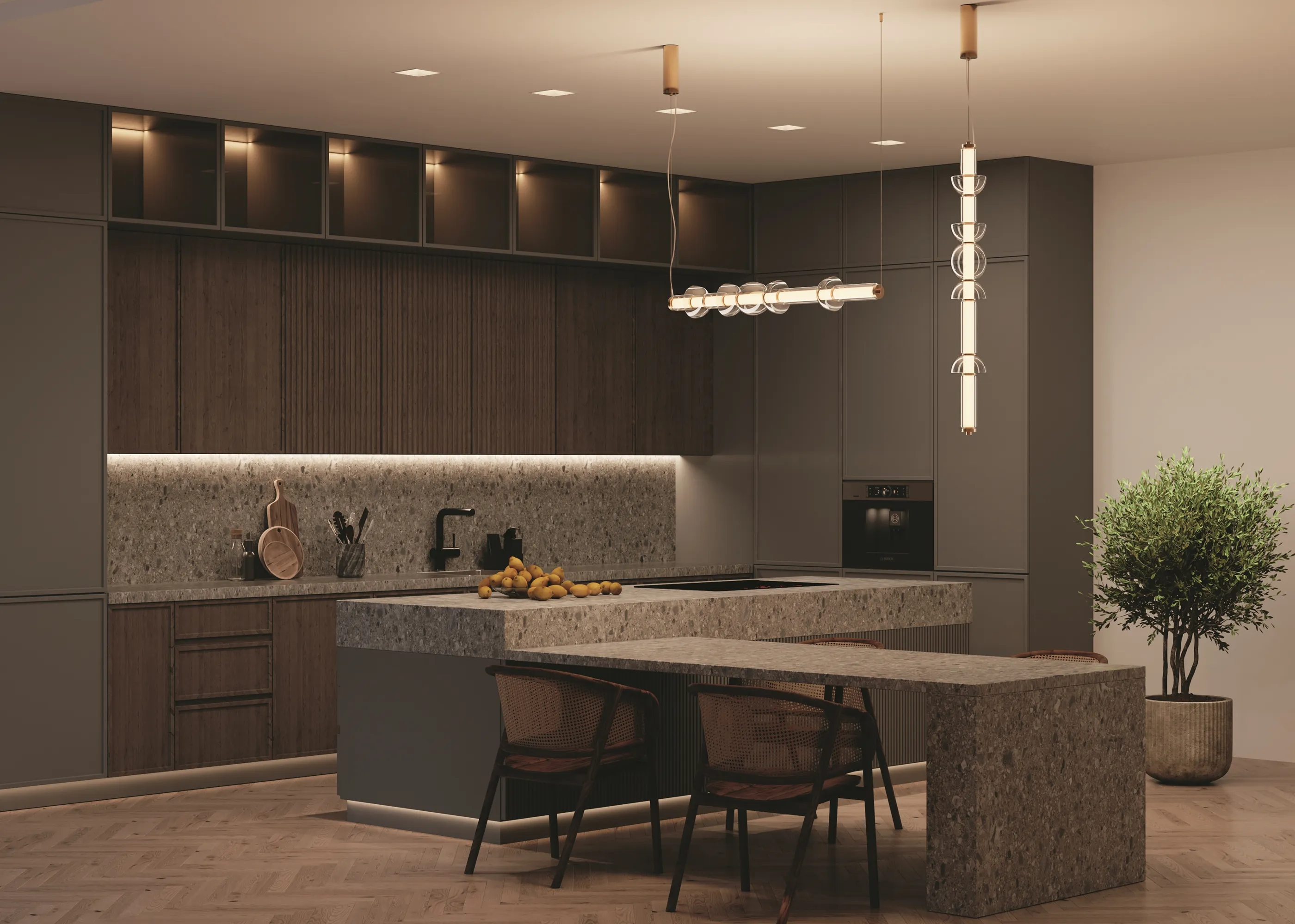 картинка Подвесной светильник Maytoni MOD210PL-L39BS3K