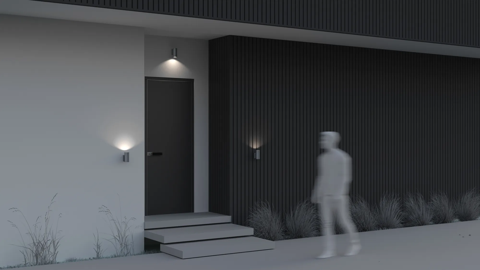 картинка Настенный светильник (бра) Outdoor O574WL-01GR