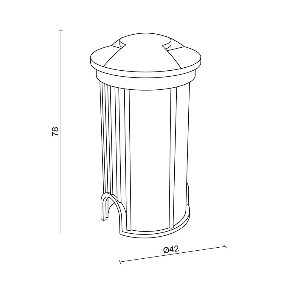 картинка Уличный встраиваемый светильник Outdoor O044DL-L1S3K1