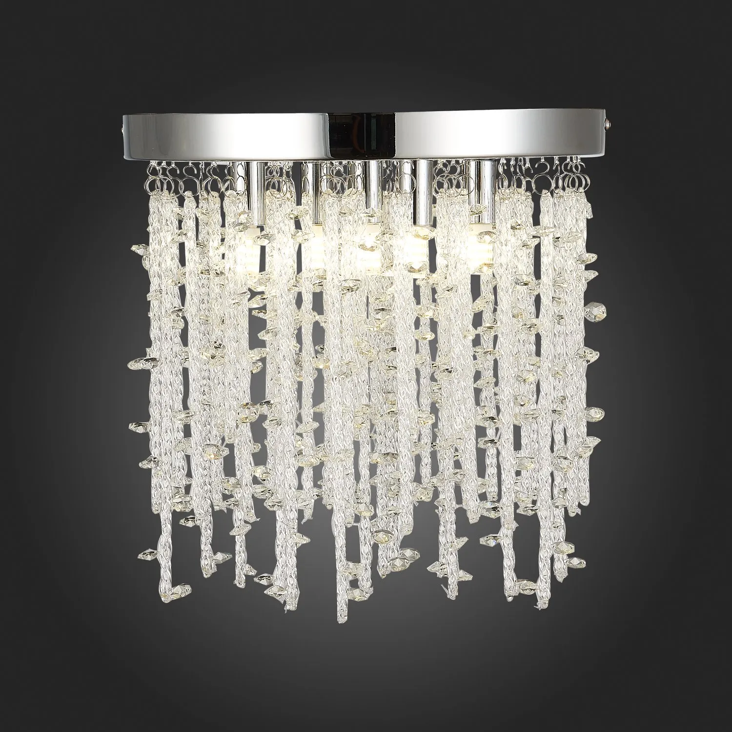 картинка SLE103302-05 Светильник потолочный Хром/Прозрачный G9 LED 5*3W