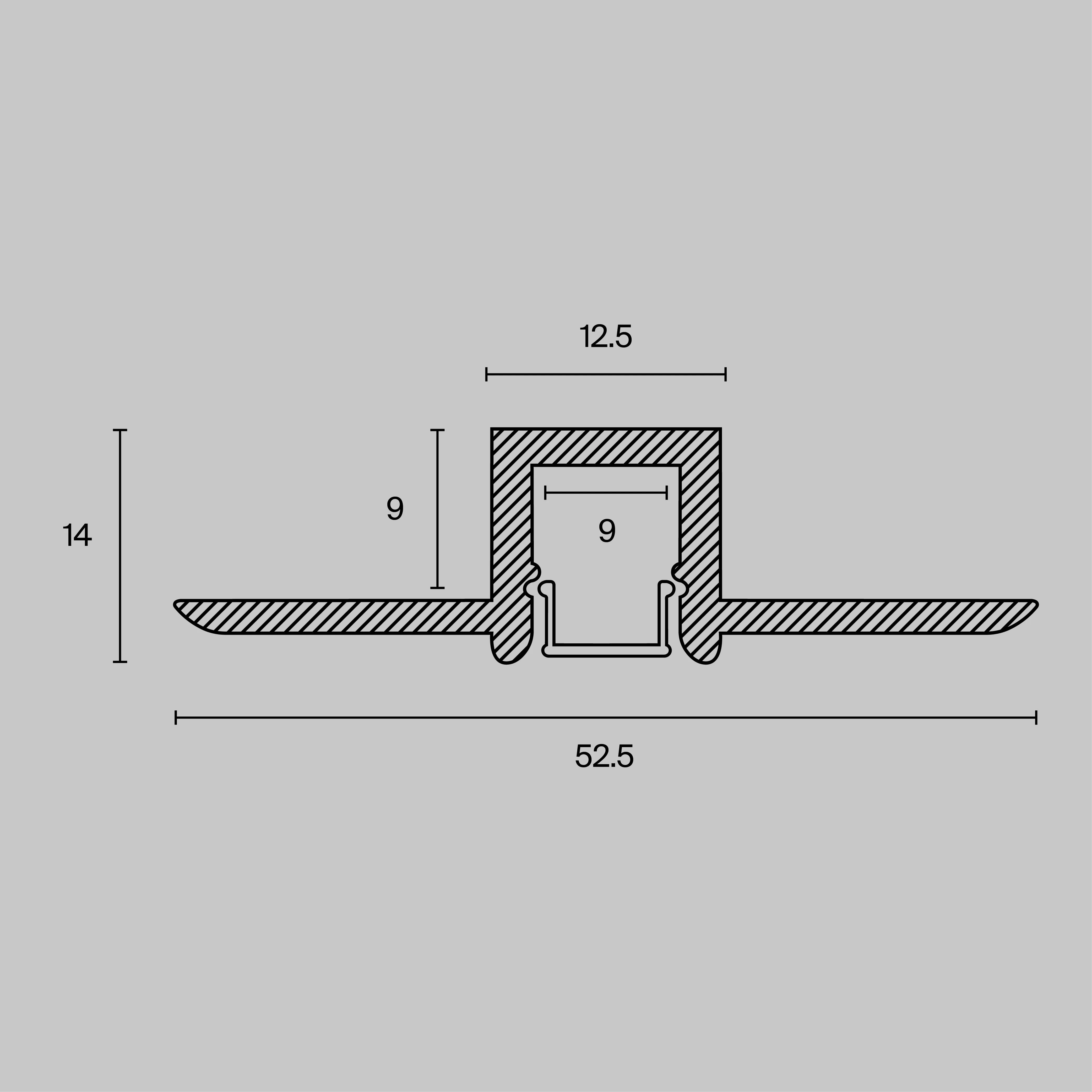 картинка Профиль Led Strip ALM-5313A-S-2M