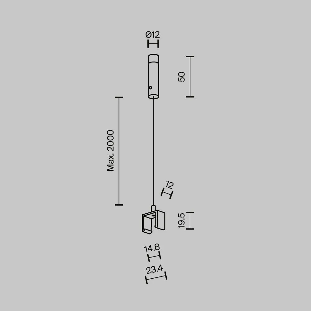 картинка Комплектующие для трековой системы Technical TRA239SW-2B