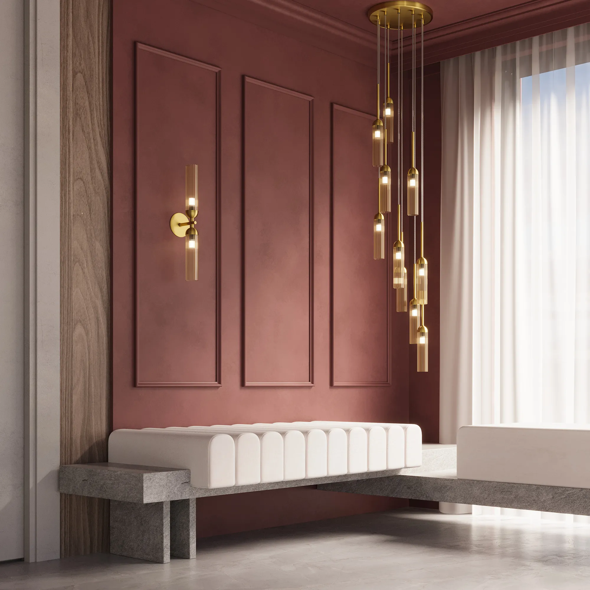 картинка Настенный светильник (бра) Freya FR5379WL-02G