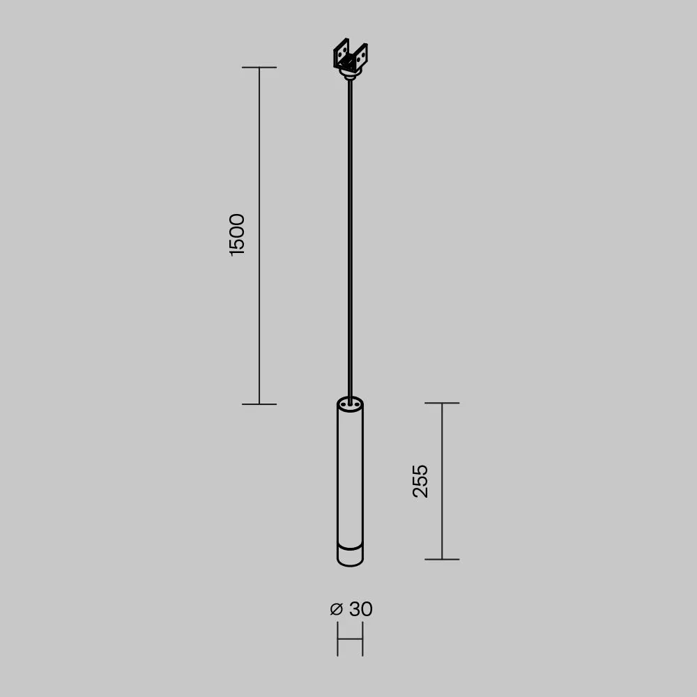 картинка Уличный трековый светильник Outdoor O-TR01-1-P-8WB3K
