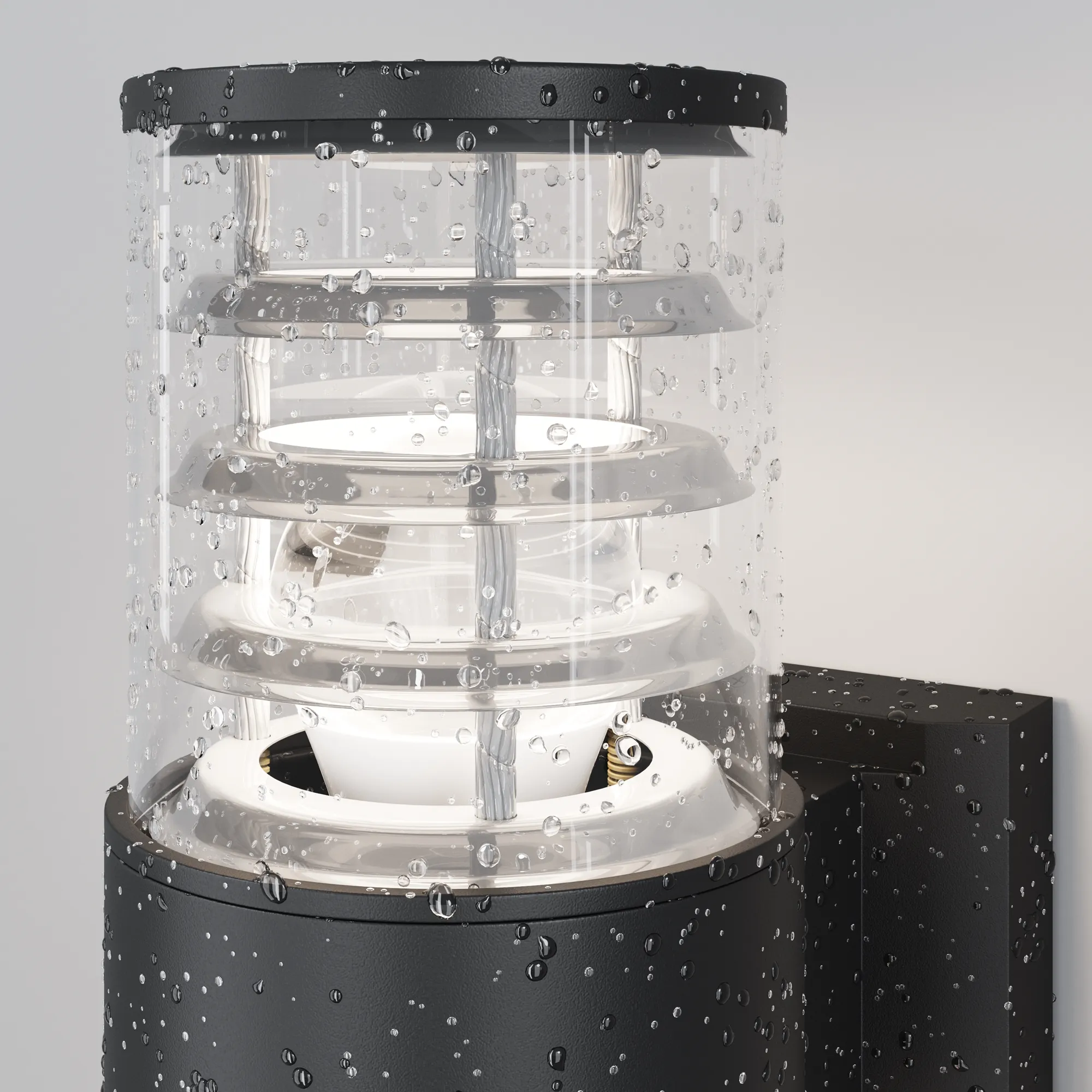 картинка Настенный светильник (бра) Outdoor O576WL-02B