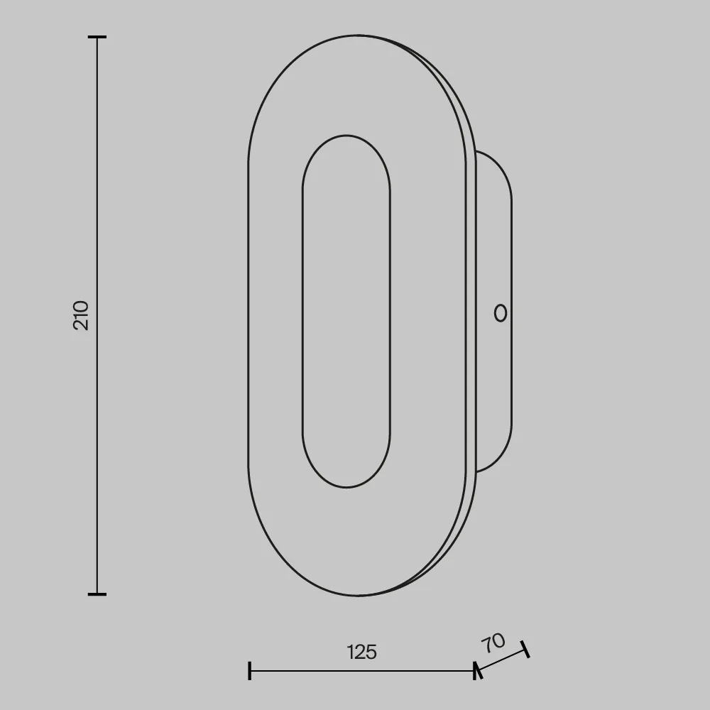 картинка Настенный светильник (бра) Maytoni MOD355WL-L6BS3K