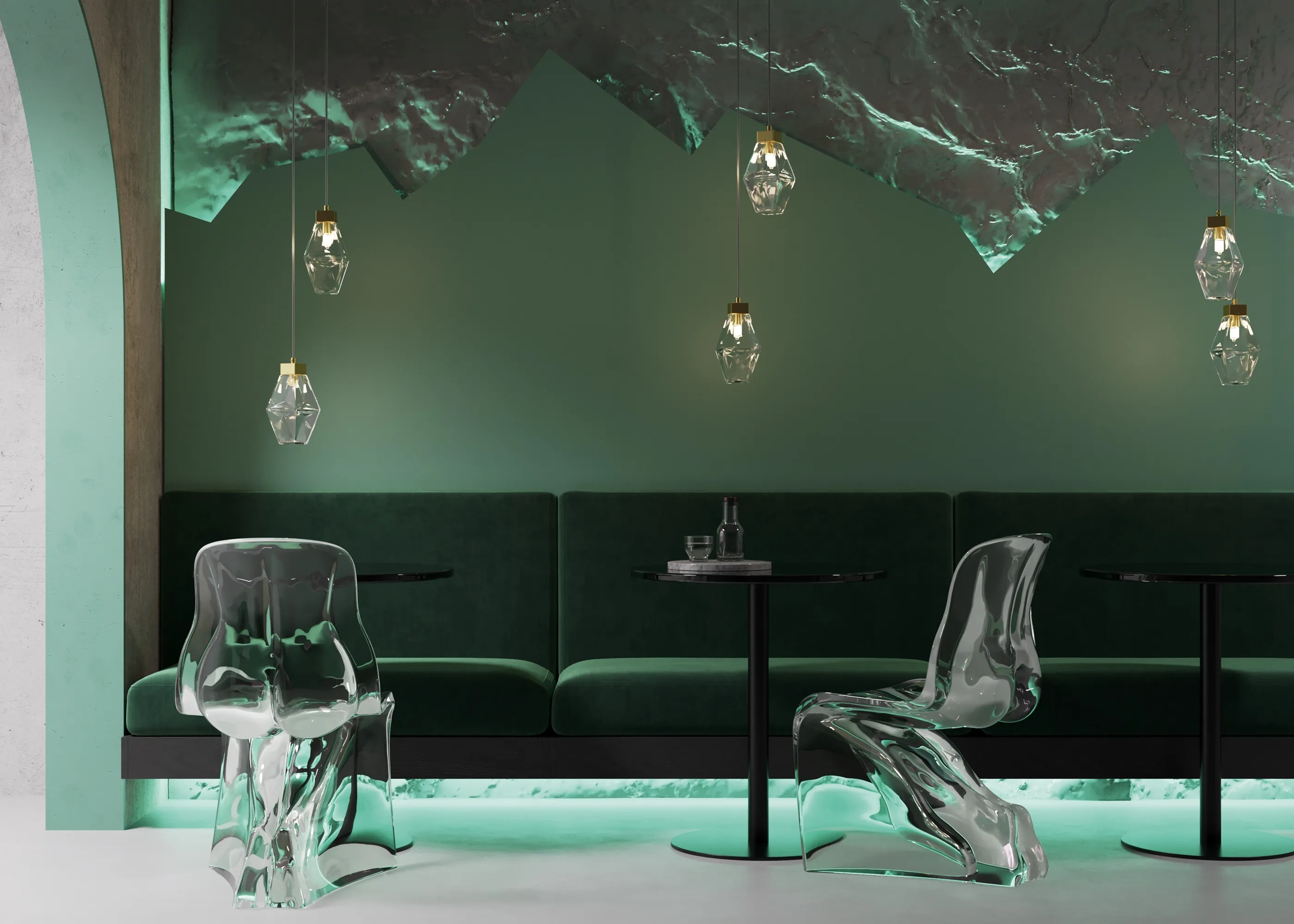 картинка Подвесной светильник Maytoni MOD325PL-01G