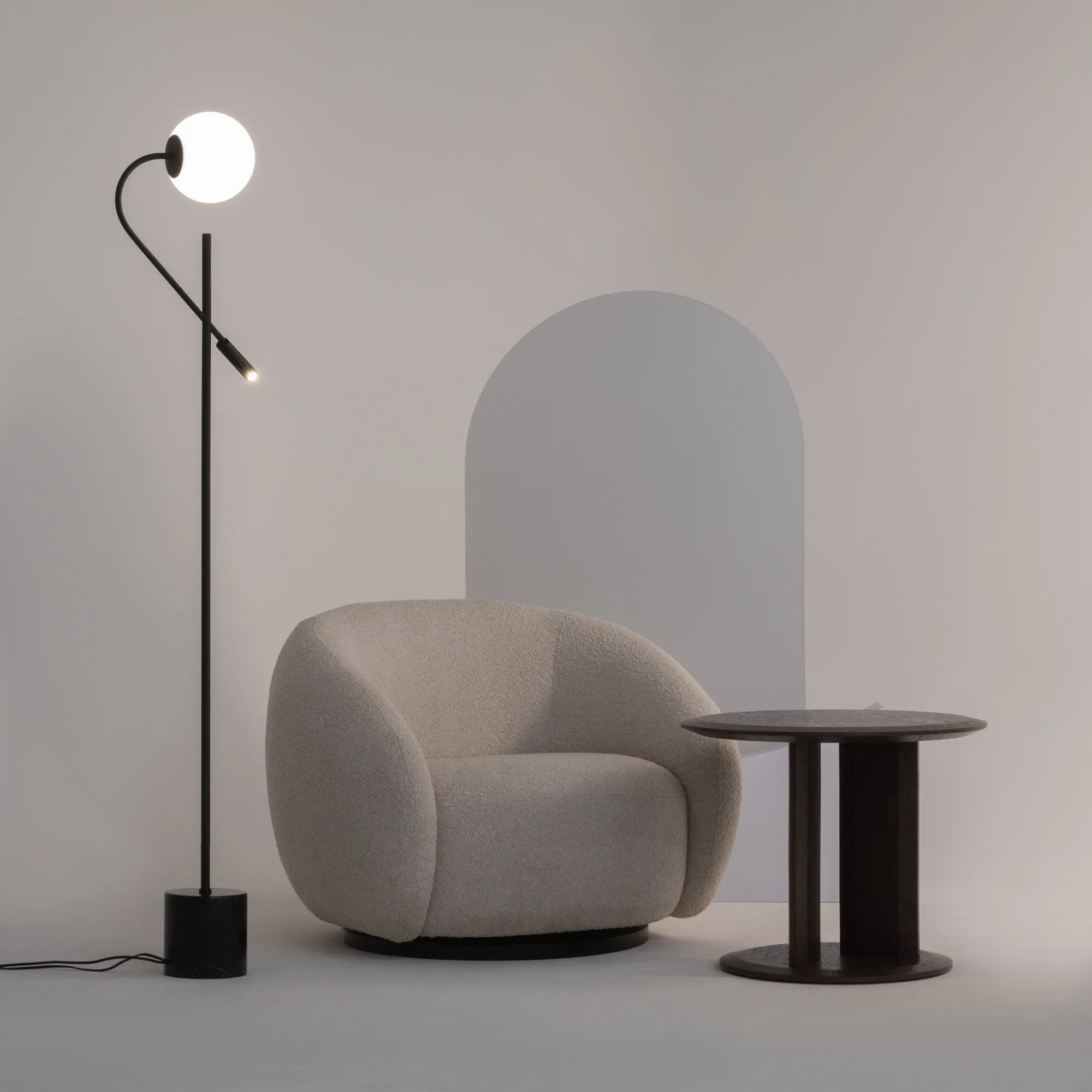 картинка Напольный светильник (торшер) Maytoni MOD230FL-01B