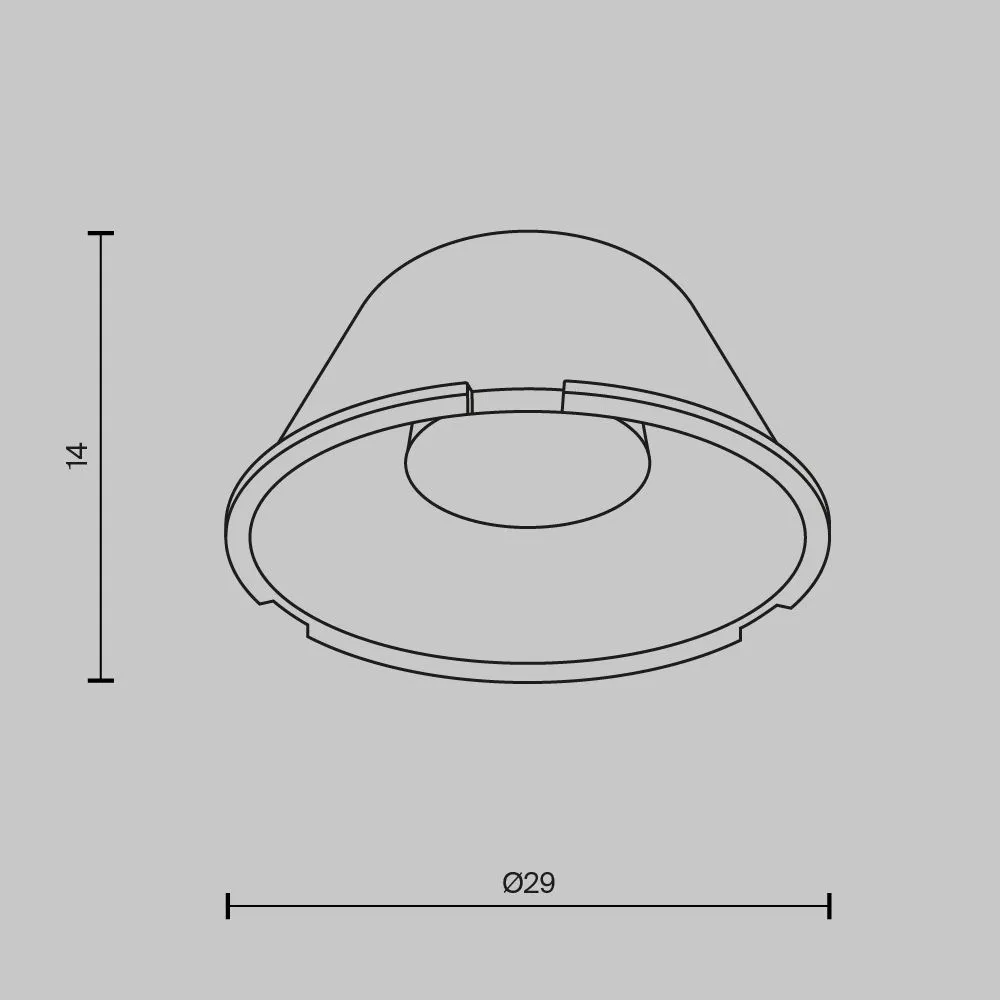 картинка Комплектующие для светильника Technical LensD29-50