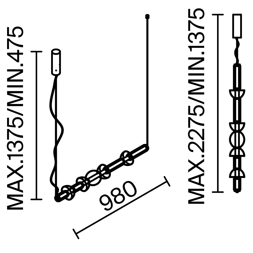 картинка Подвесной светильник Maytoni MOD210PL-L39B3K