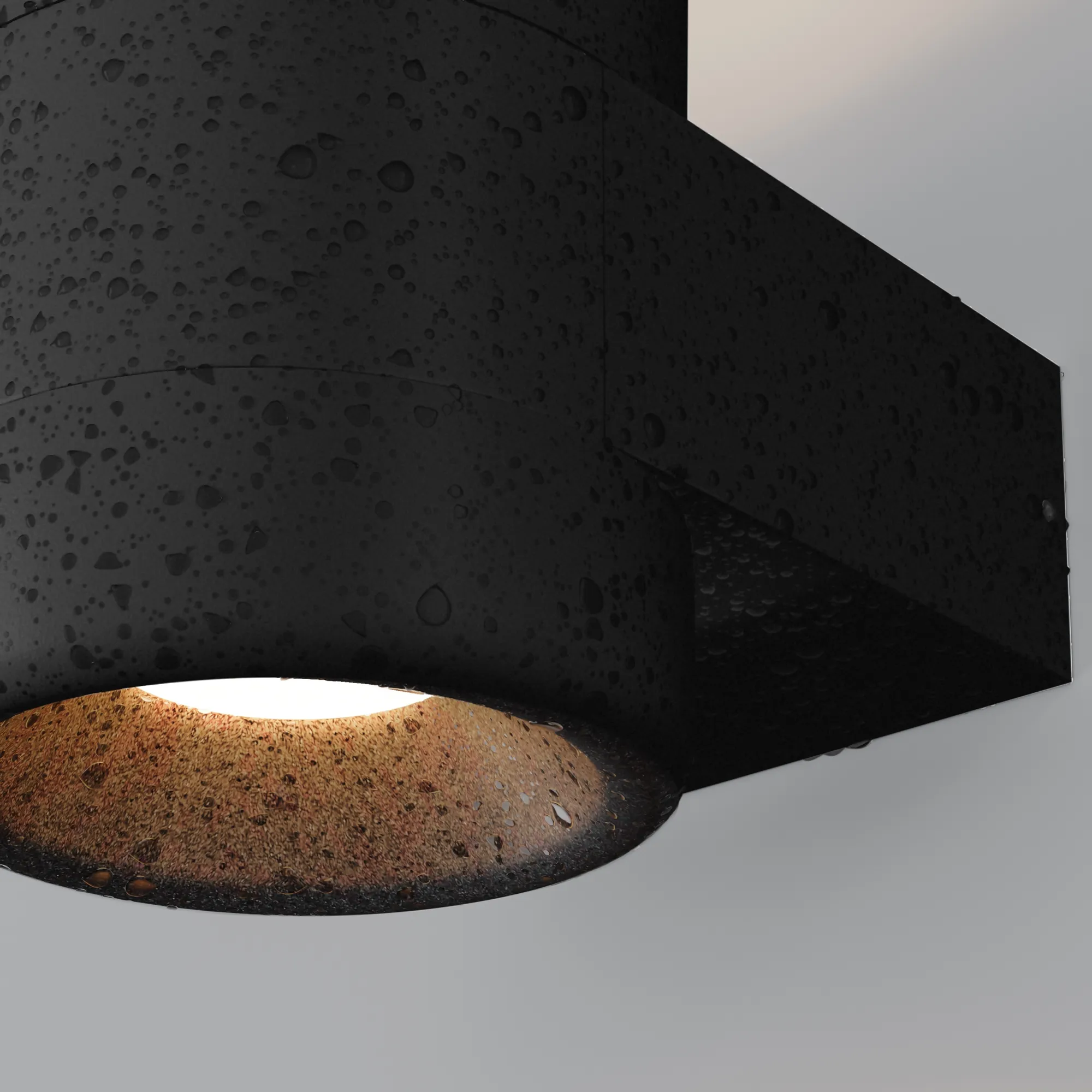 картинка Настенный светильник (бра) Outdoor O490WL-L6B3K