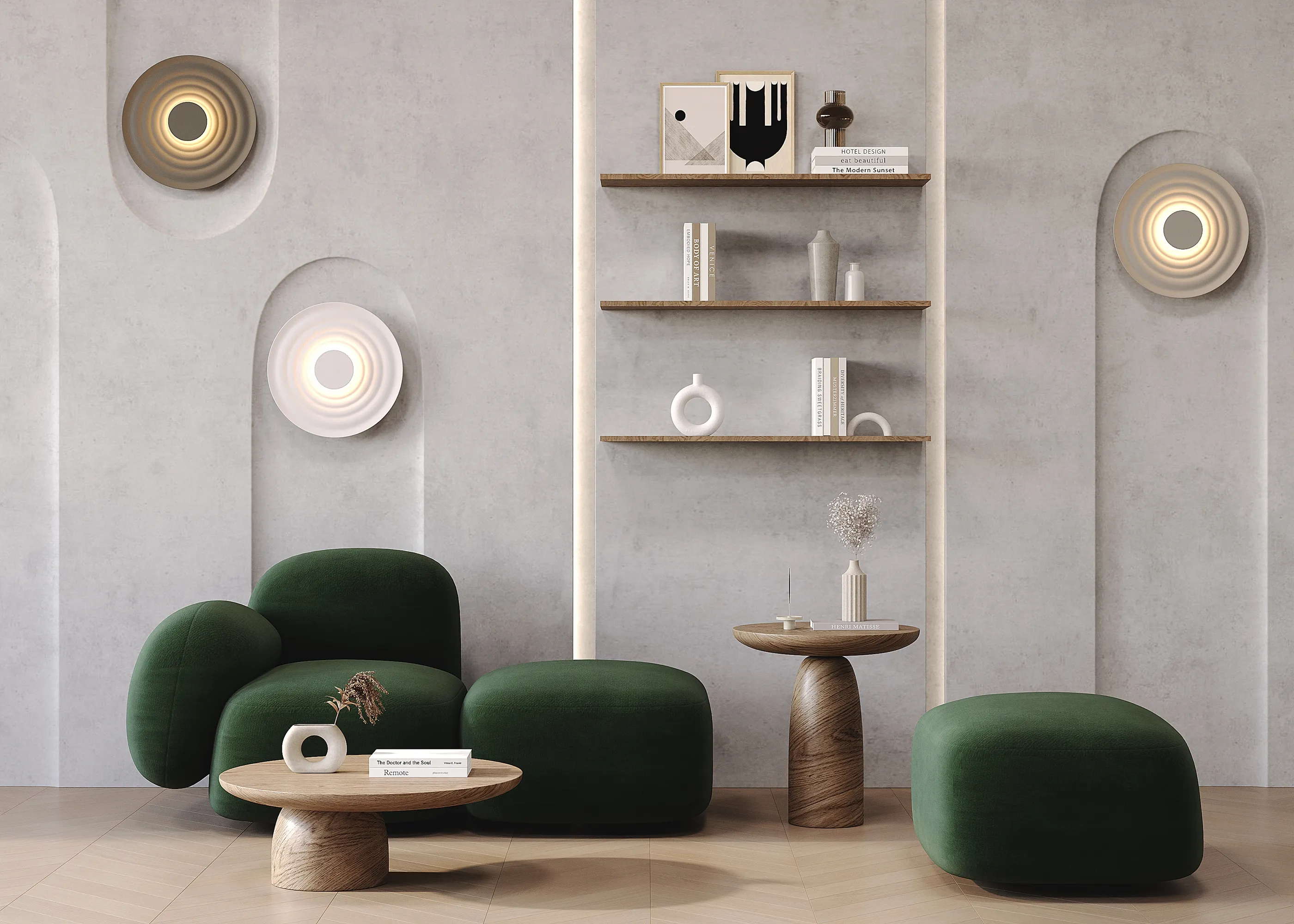 картинка Настенный светильник (бра) Maytoni MOD400WL-L5KH3K