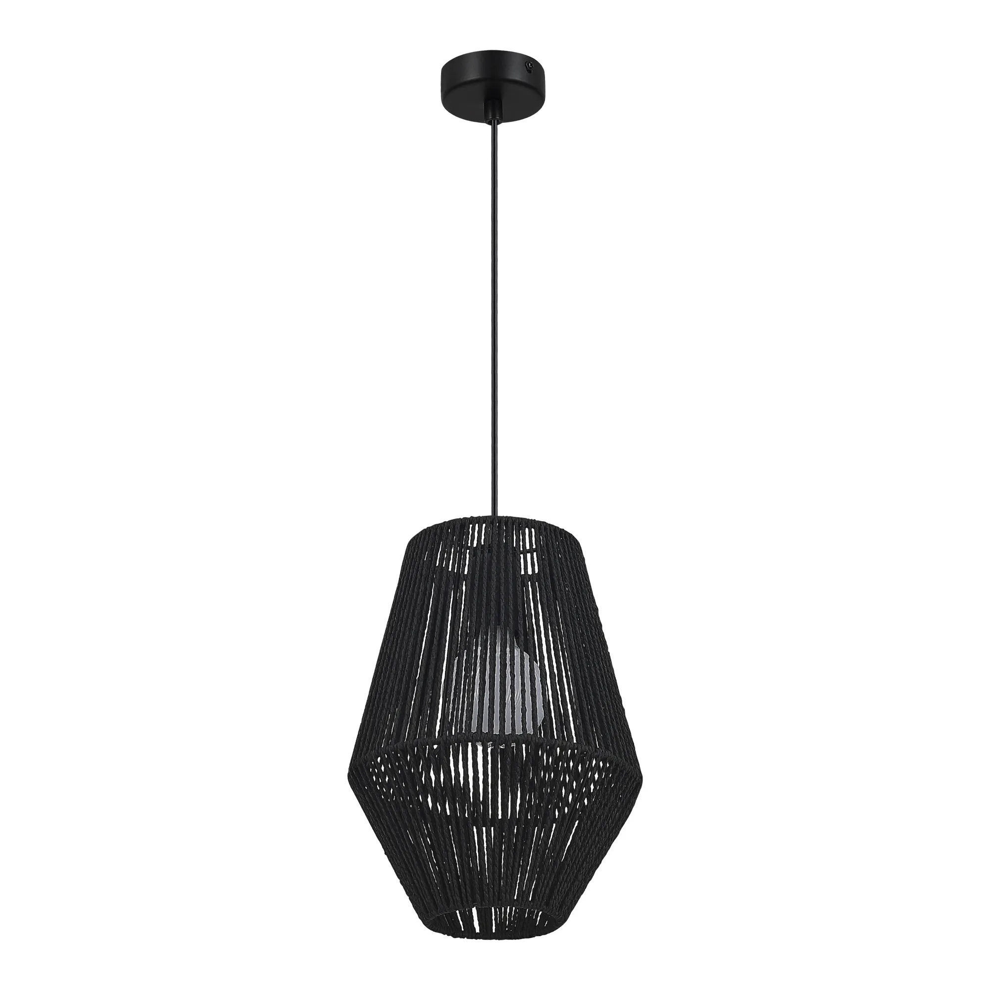 картинка SLE6025-413-01 Светильник подвесной черный/черный E27 1*40W