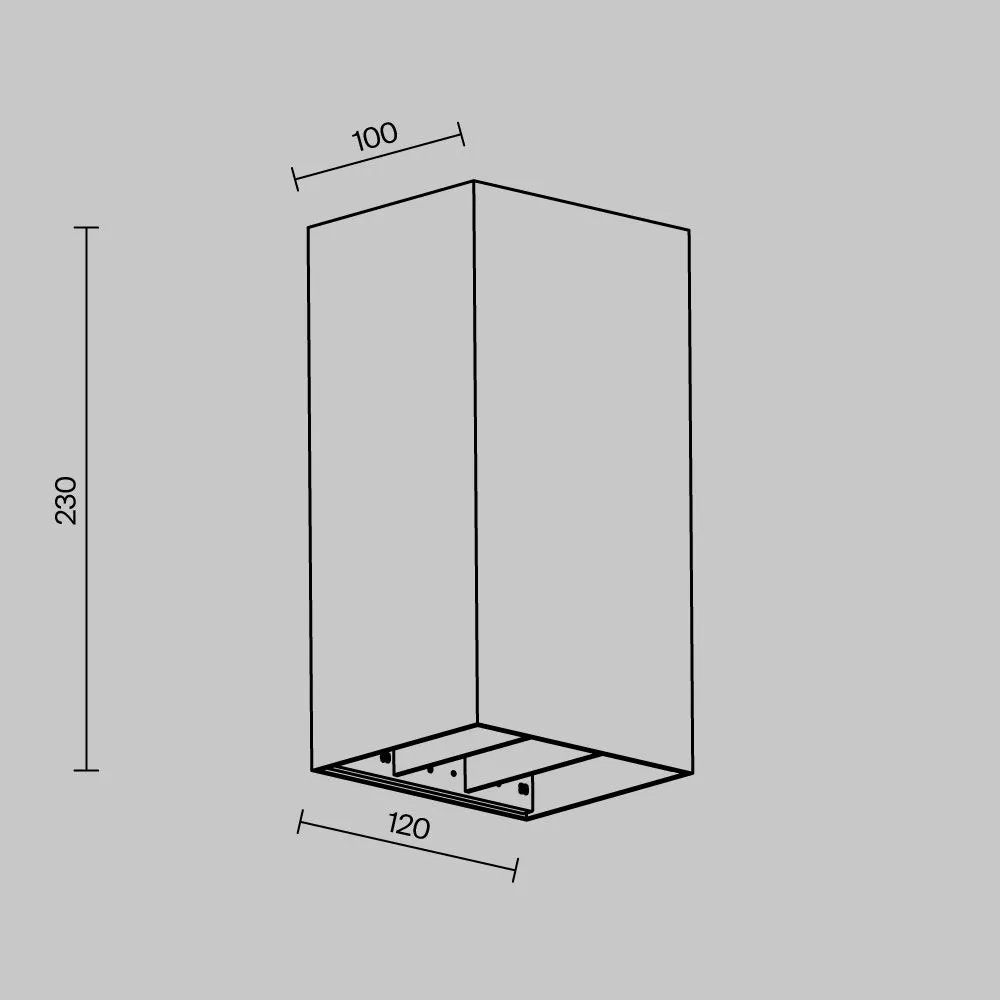 картинка Уличный настенный светильник Outdoor O525WL-L20B3K