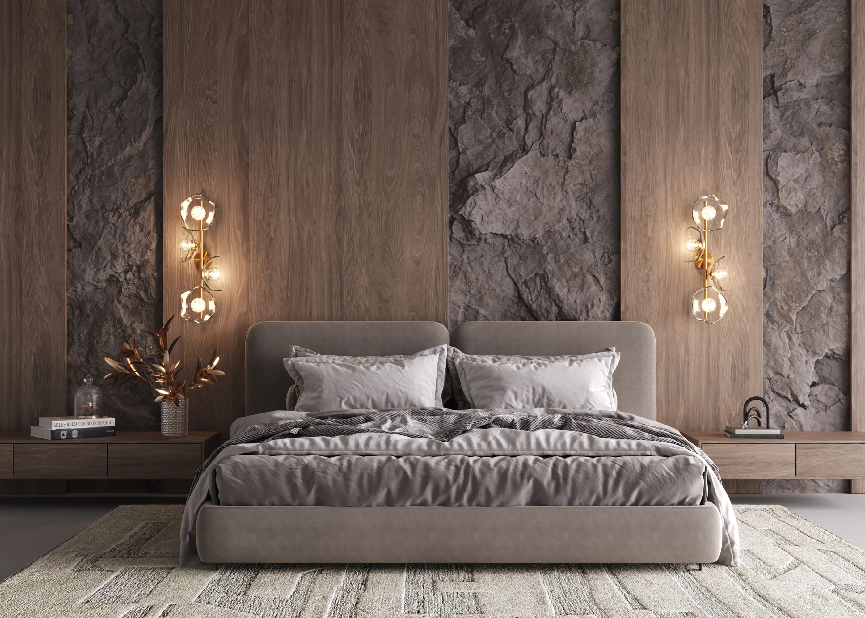 картинка Настенный светильник (бра) Maytoni MOD207WL-04BS