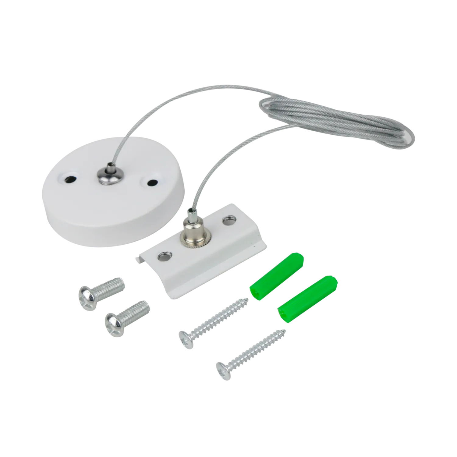 картинка Комплект для подвесного монтажа шинопровода SK2-W-TL 2м белый серии TOP-LINE IN HOME