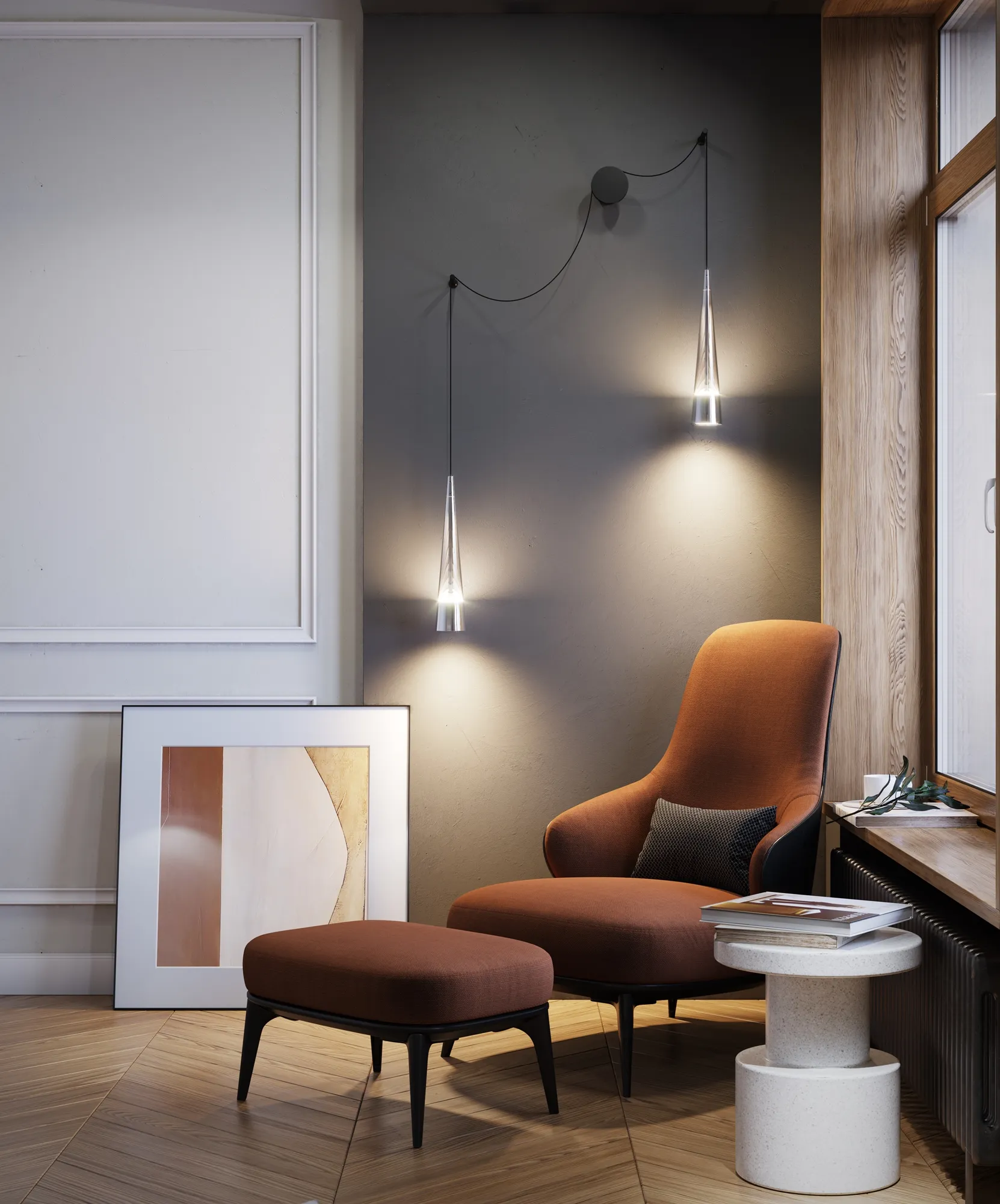 картинка Настенный светильник (бра) Maytoni P090WL-L24CH3K