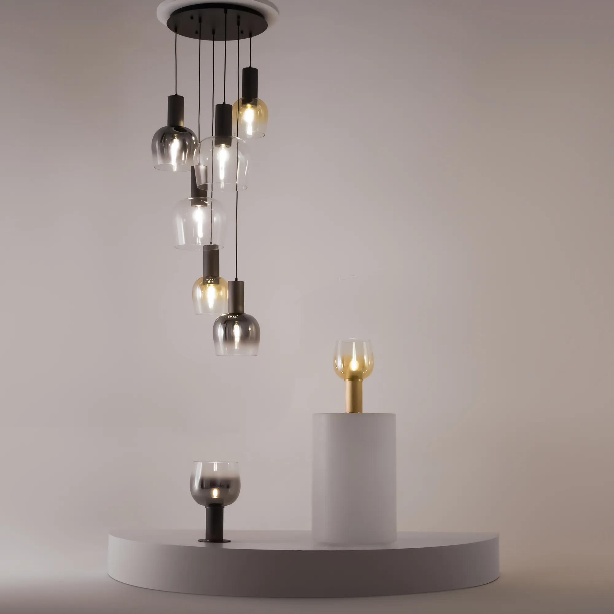 картинка Подвесной светильник Maytoni MOD414PL-06B