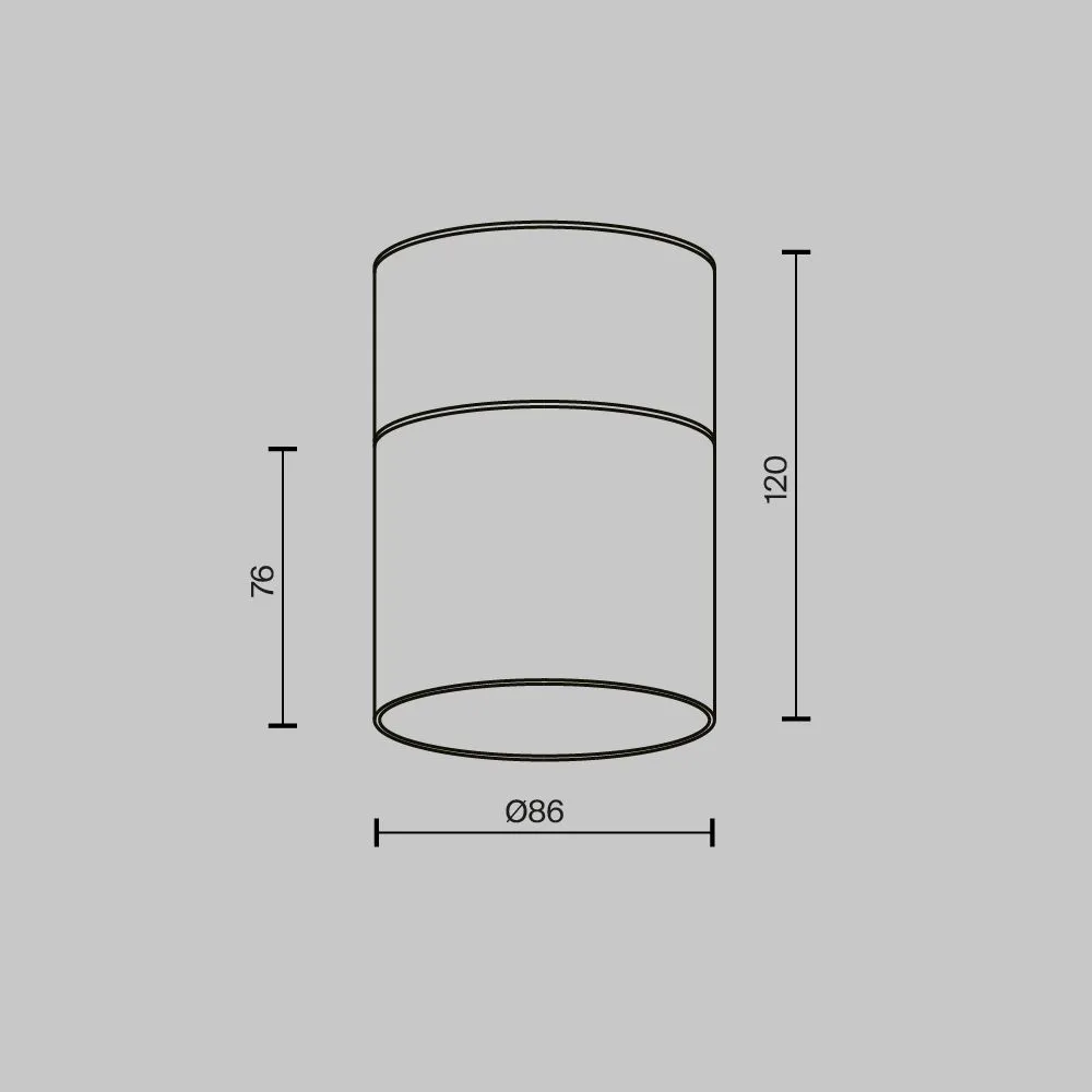 картинка Потолочный светильник Technical C094CL-GX53-BS