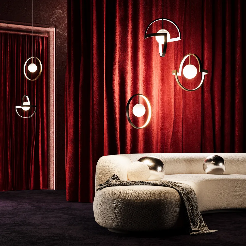 картинка Подвесной светильник Maytoni MOD407PL-L12B3K1