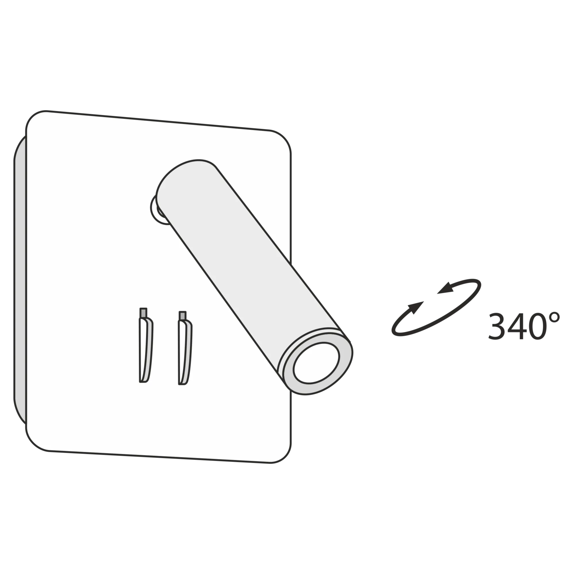 картинка Настенный светильник (бра) Technical C175-WL-01-6W-W
