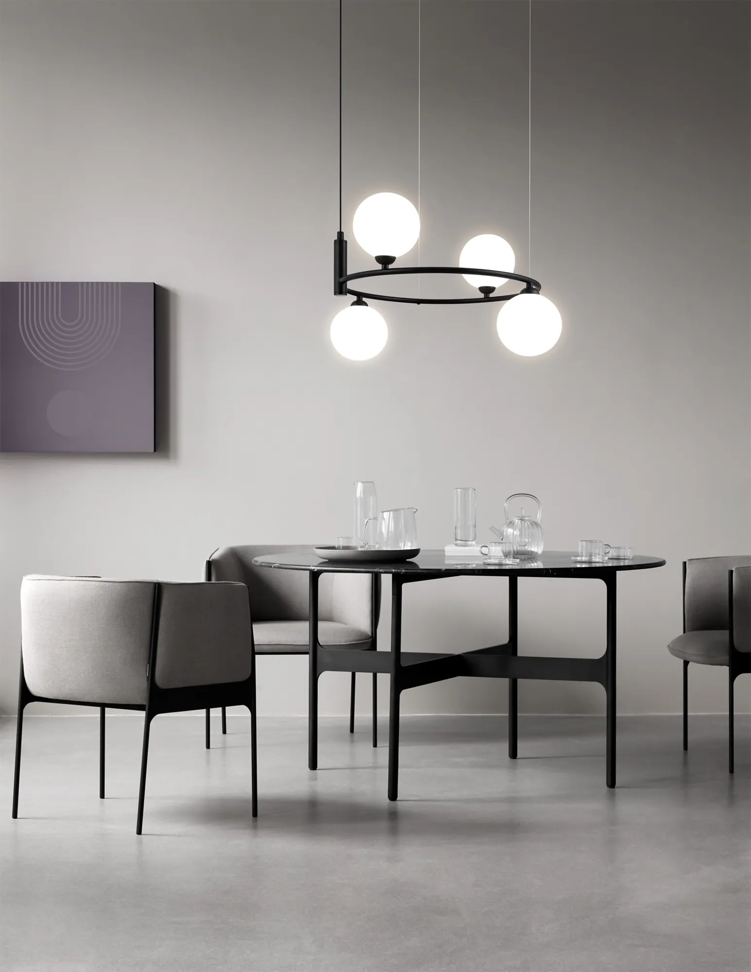 картинка Подвесной светильник Maytoni MOD013PL-04B