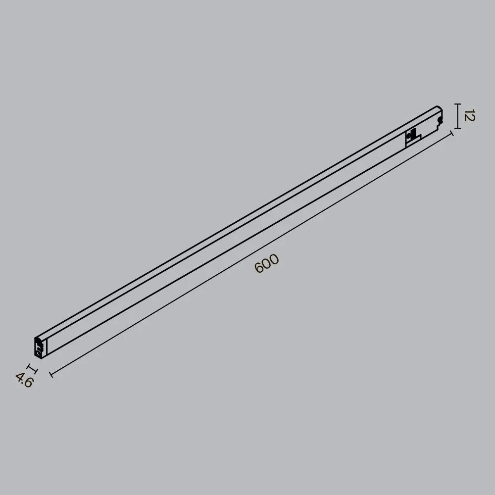 картинка Трековый светильник Technical TR190-1-10W3K-B