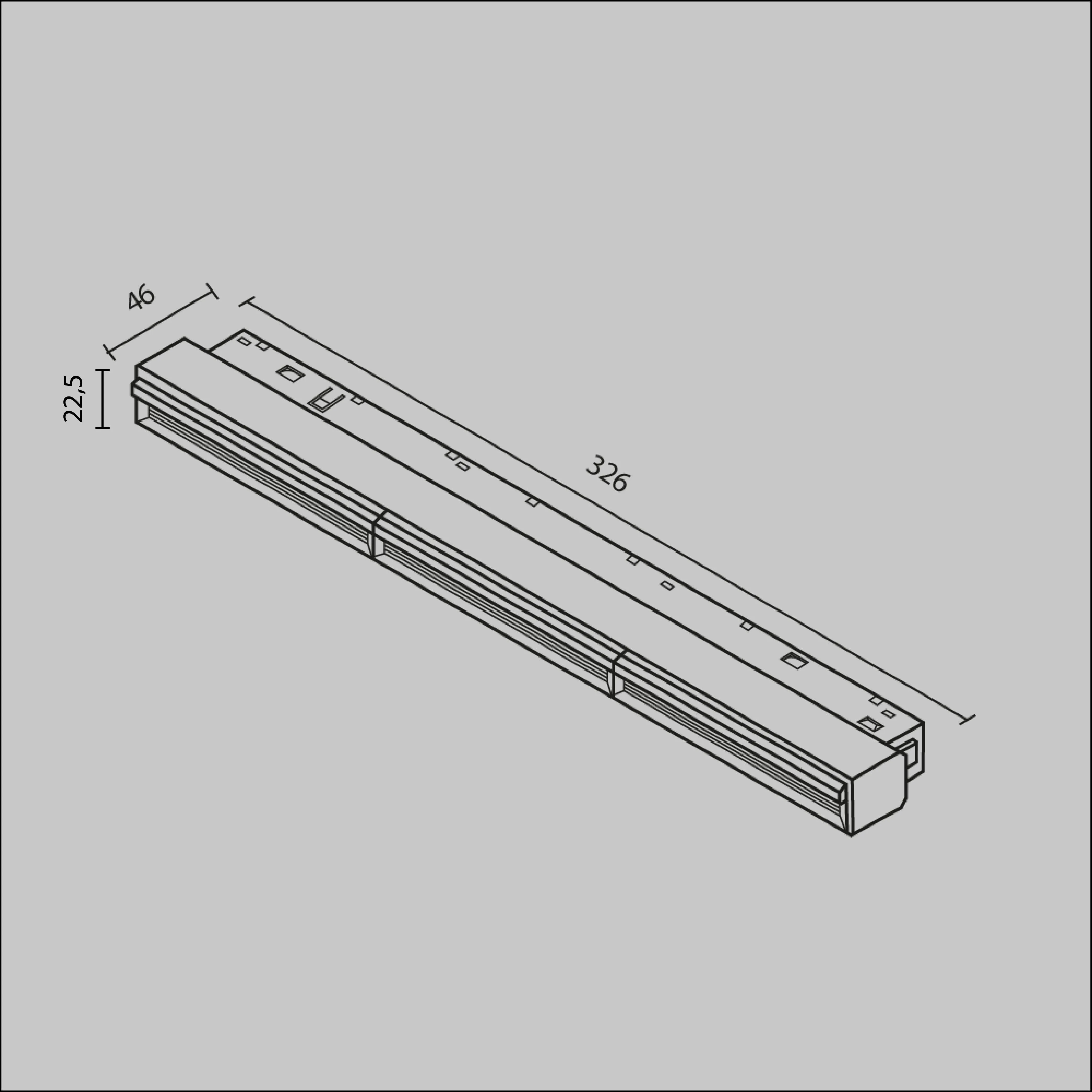картинка Трековый светильник Technical TR106-2-18W3K-W