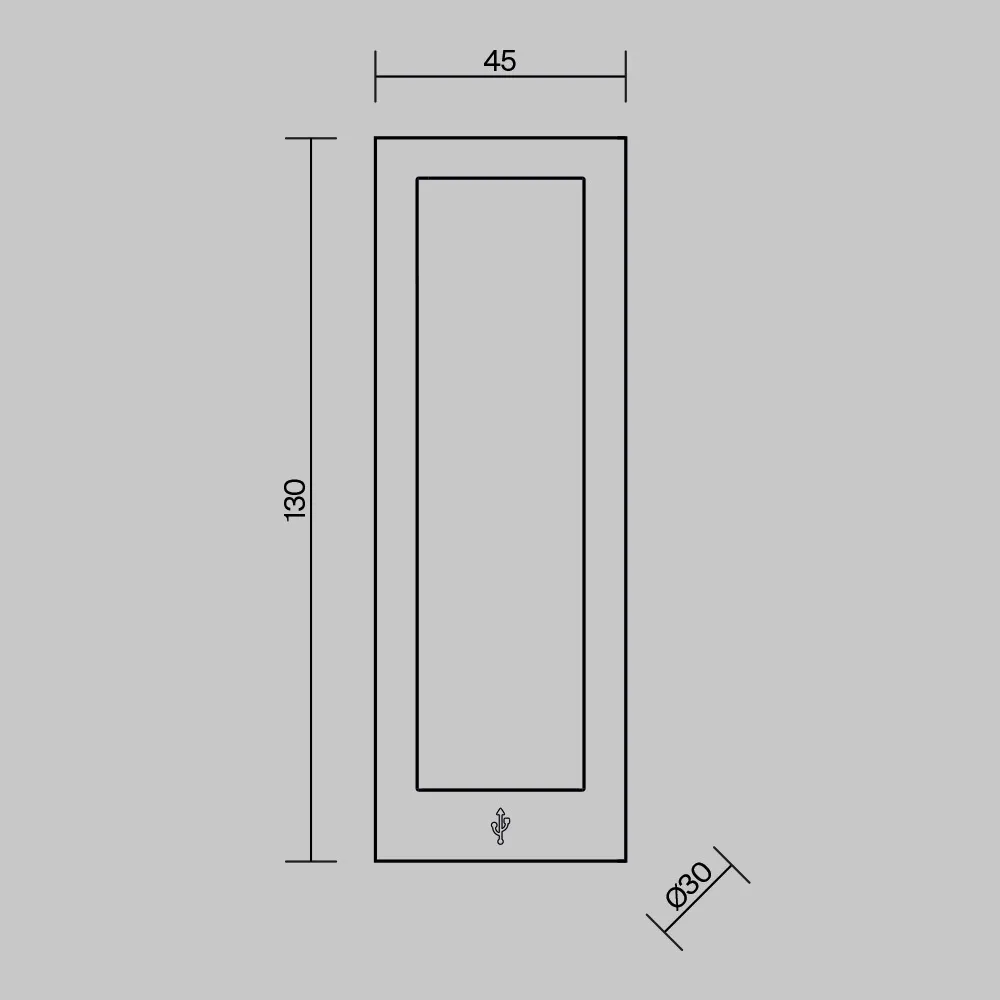картинка Настенный светильник (бра) Technical C077WL-L3B3K