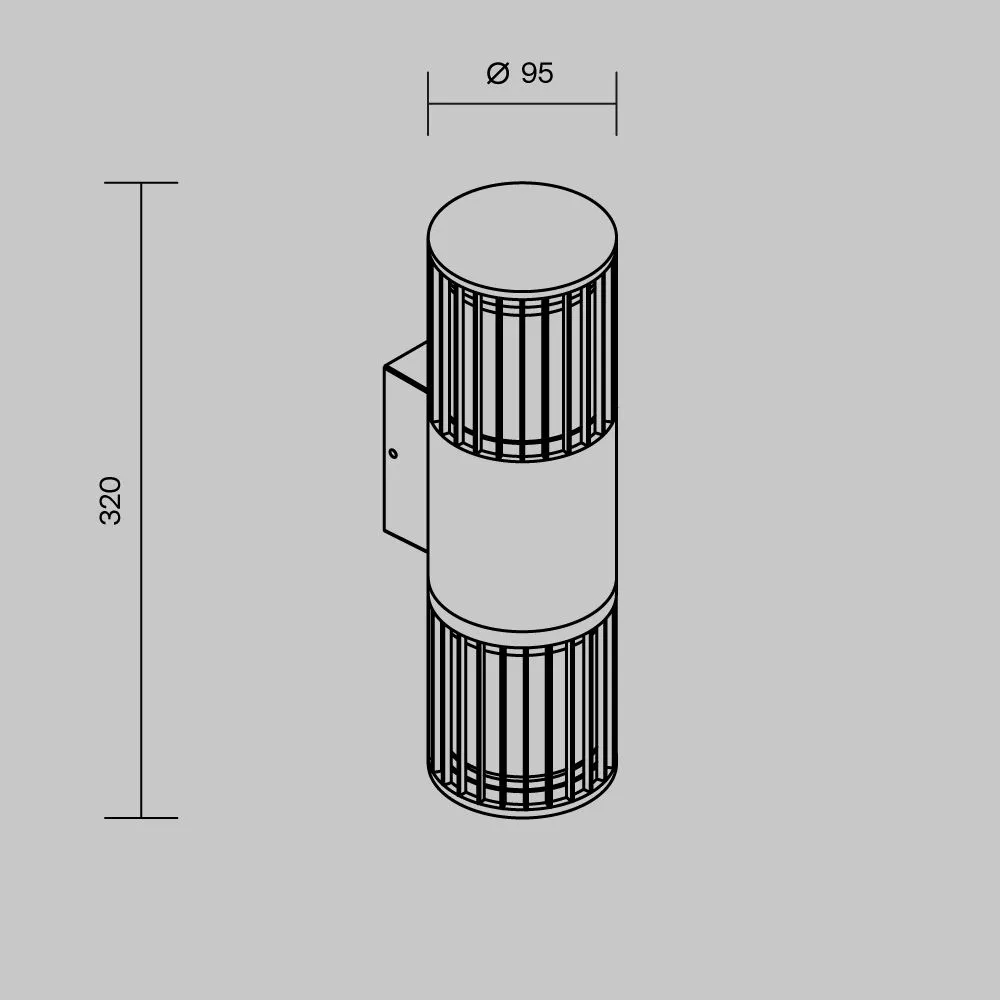 картинка Уличный настенный светильник Outdoor O492WL-02GF