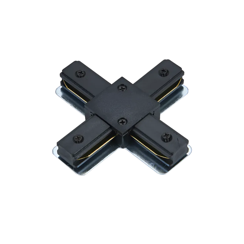 картинка Коннектор X-тип XRB-BL для шинопровода RB черный IN HOME