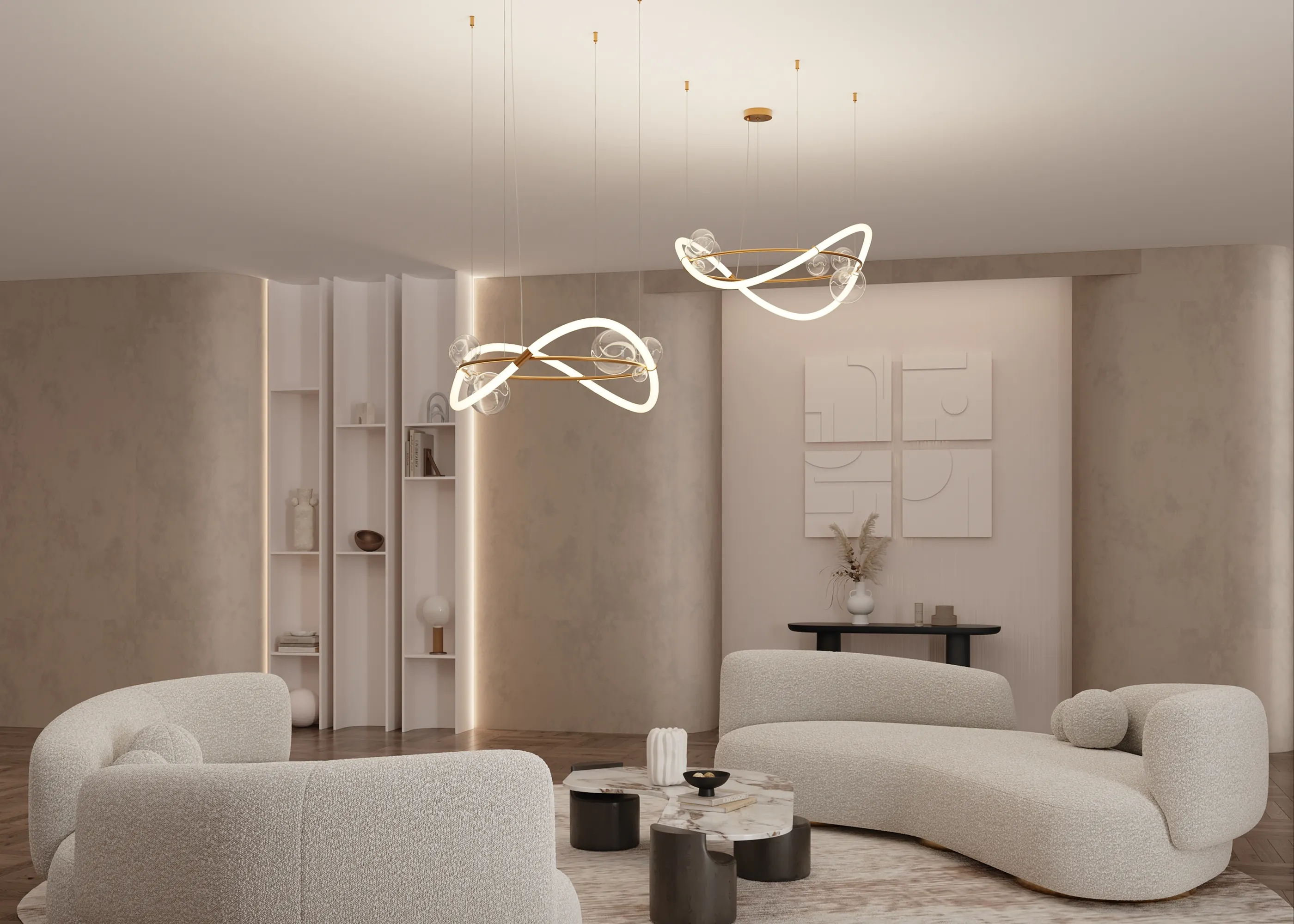 картинка Подвесной светильник Maytoni MOD289PL-L44BS3K