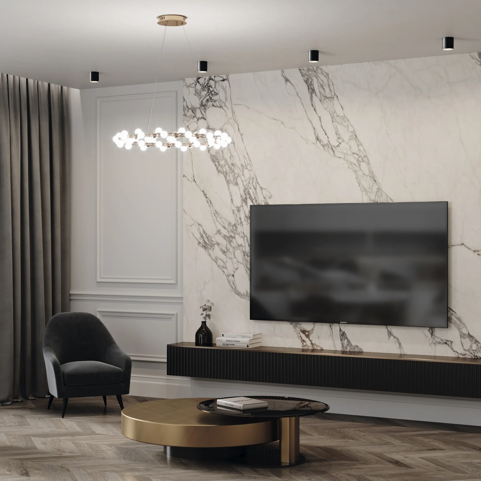 картинка Потолочный светильник Technical C088CL-GX53-B