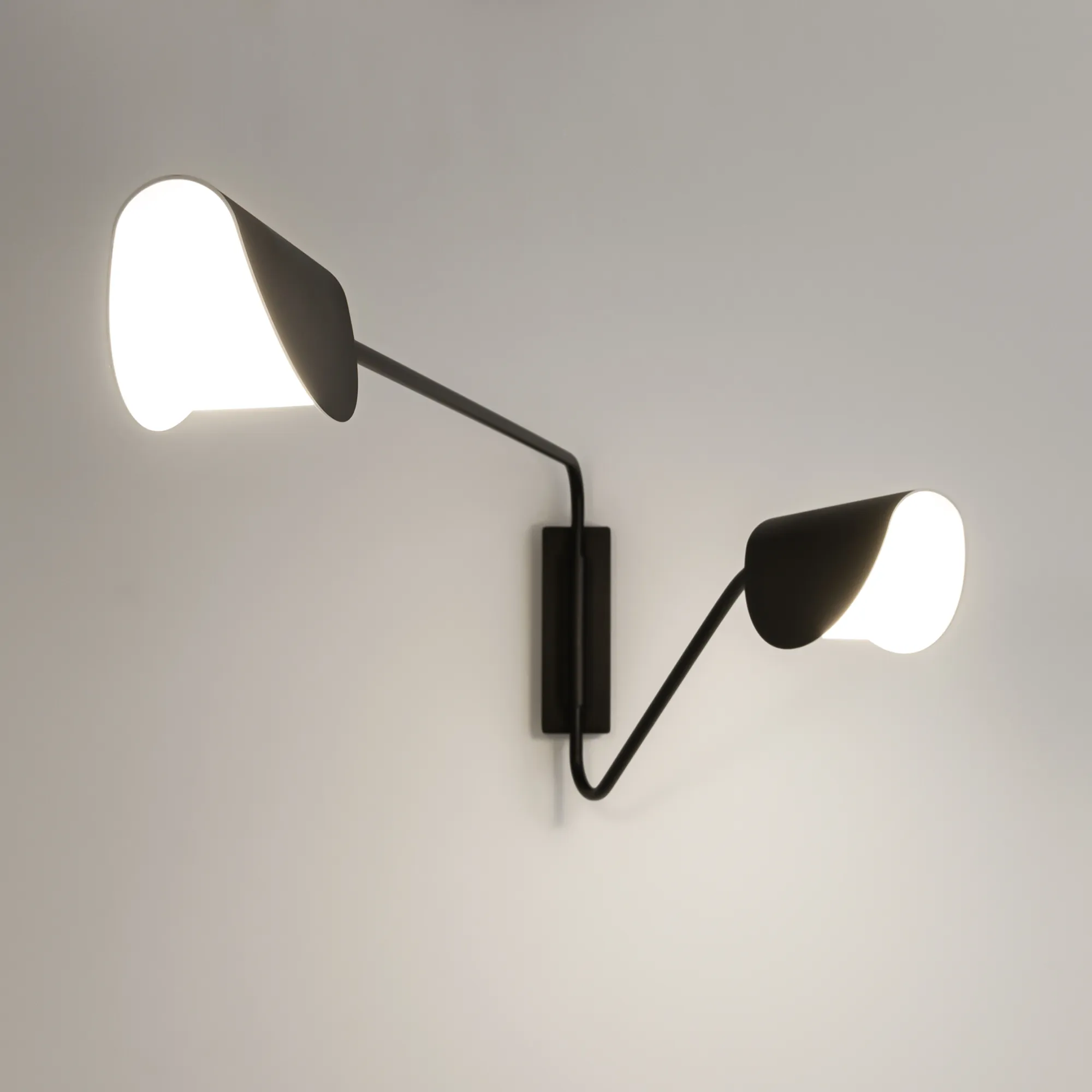 картинка Настенный светильник (бра) Maytoni MOD126WL-02B