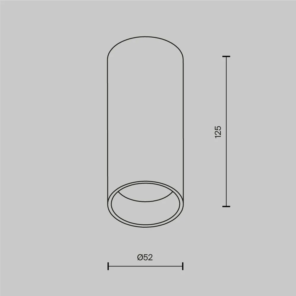 картинка Потолочный светильник Technical C056CL-L12W4K-W-PT