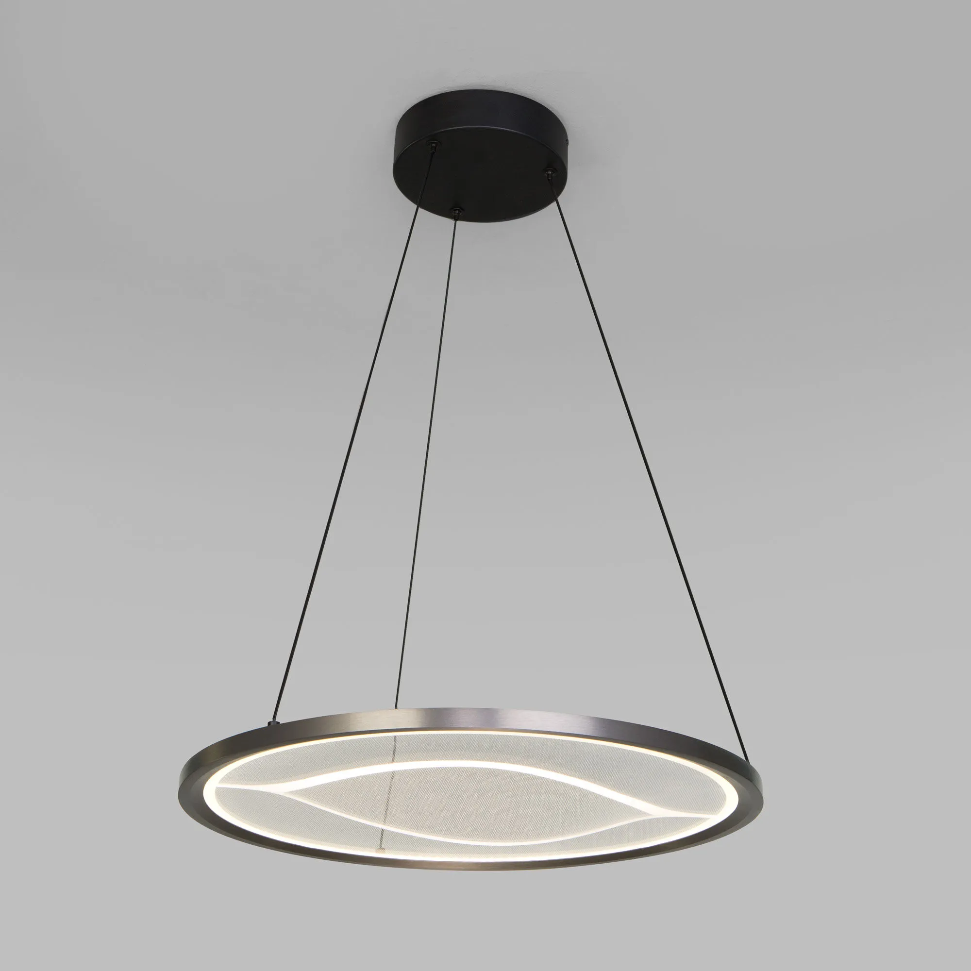 картинка Подвесной светодиодный светильник 40026/1 LED серый