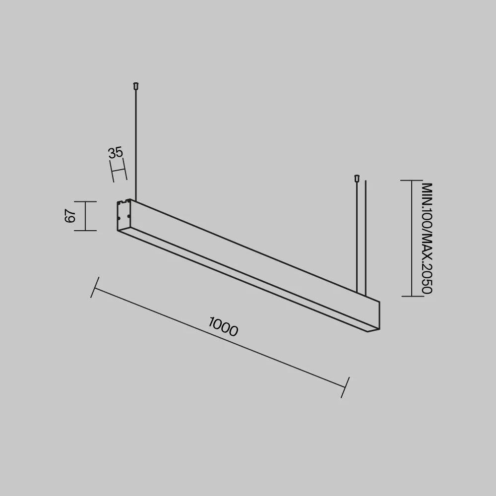 картинка Линейный светильник Technical LL312044