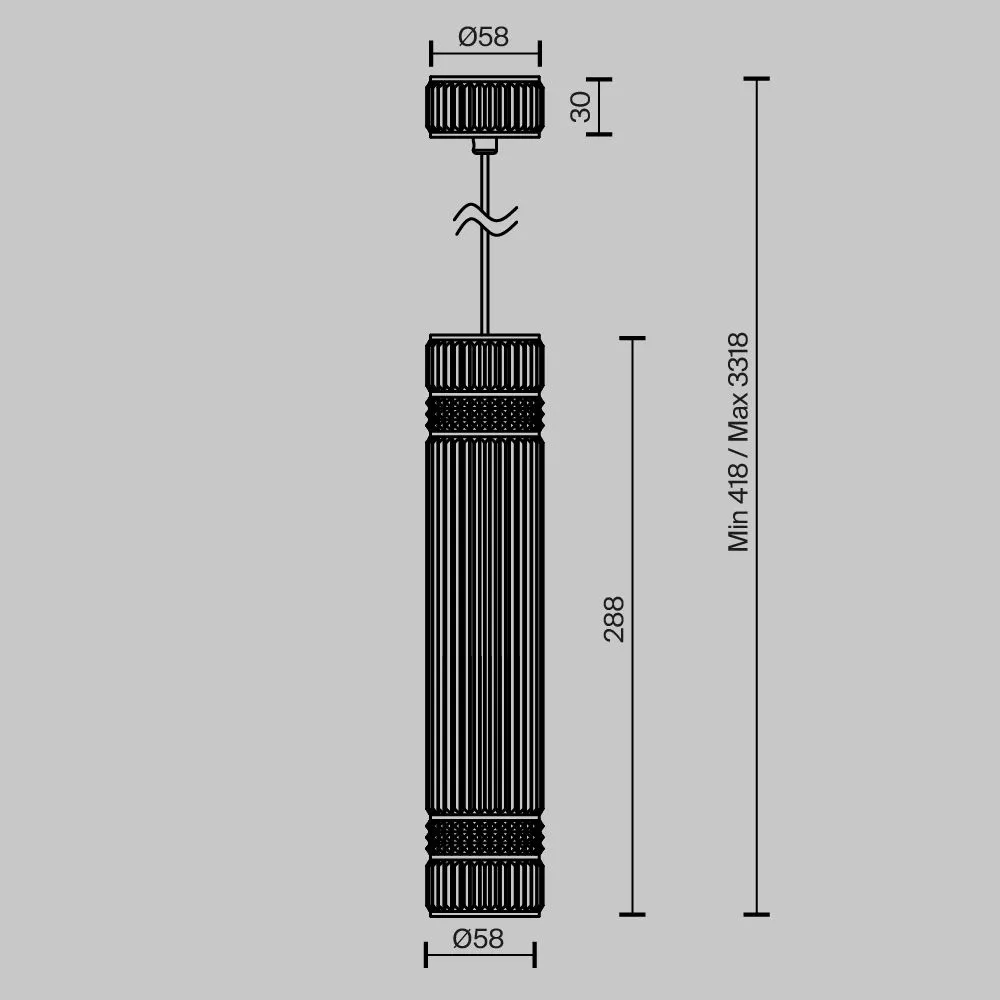 картинка Подвесной светильник Maytoni MOD475PL-01BS