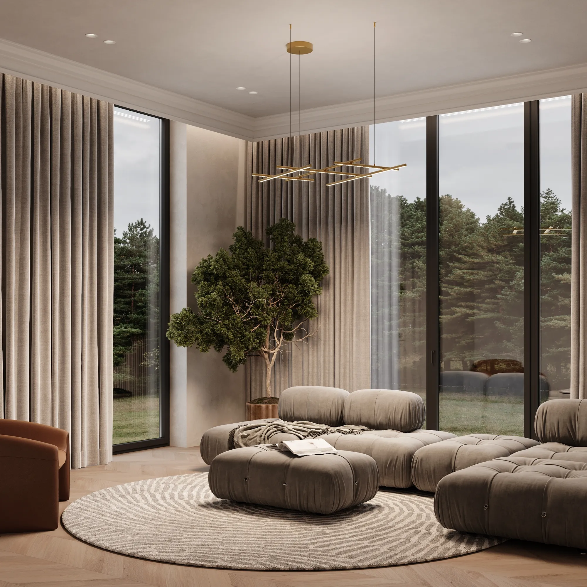 картинка Подвесной светильник Maytoni MOD278PL-L86G3K