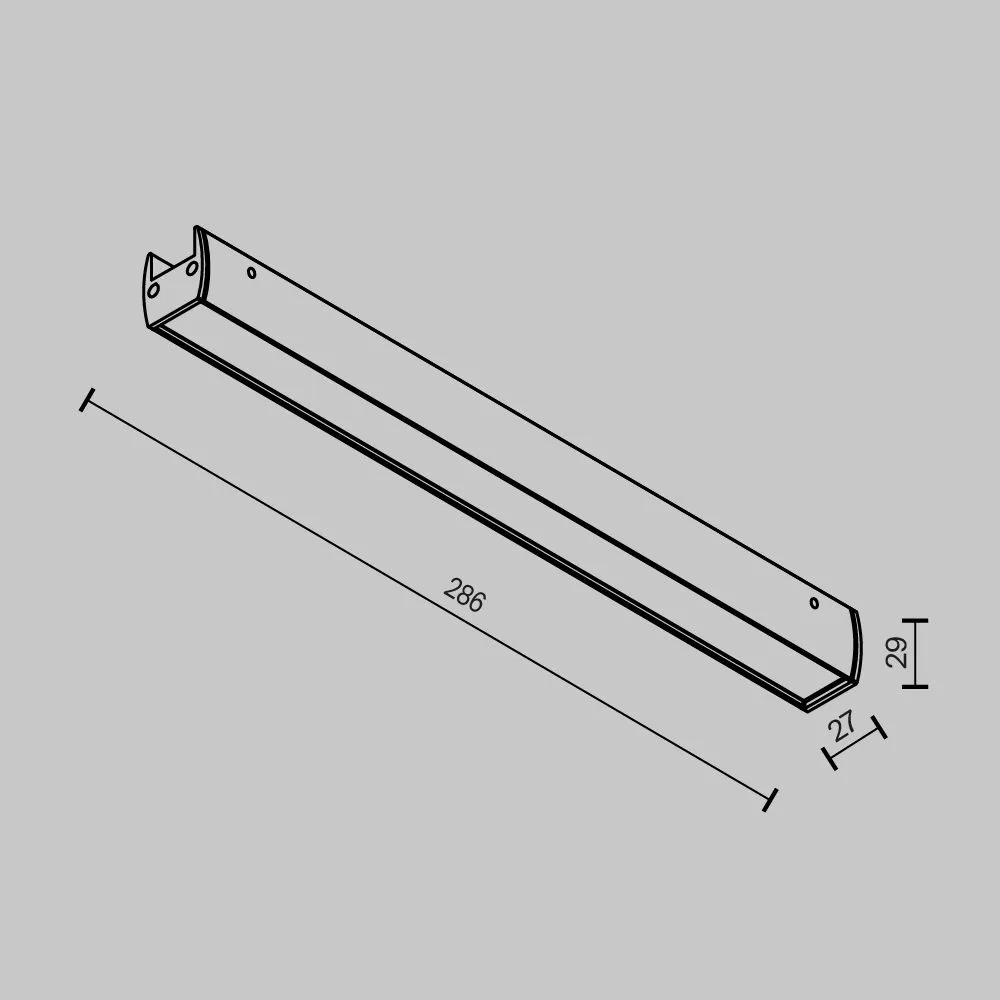 картинка Трековый светильник Technical TR161-1-16W3K-B