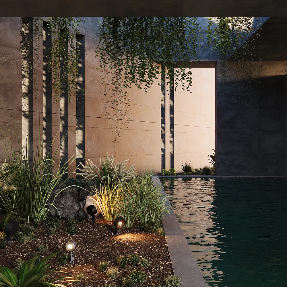 картинка Ландшафтный светильник Outdoor O495FL-L18B3K