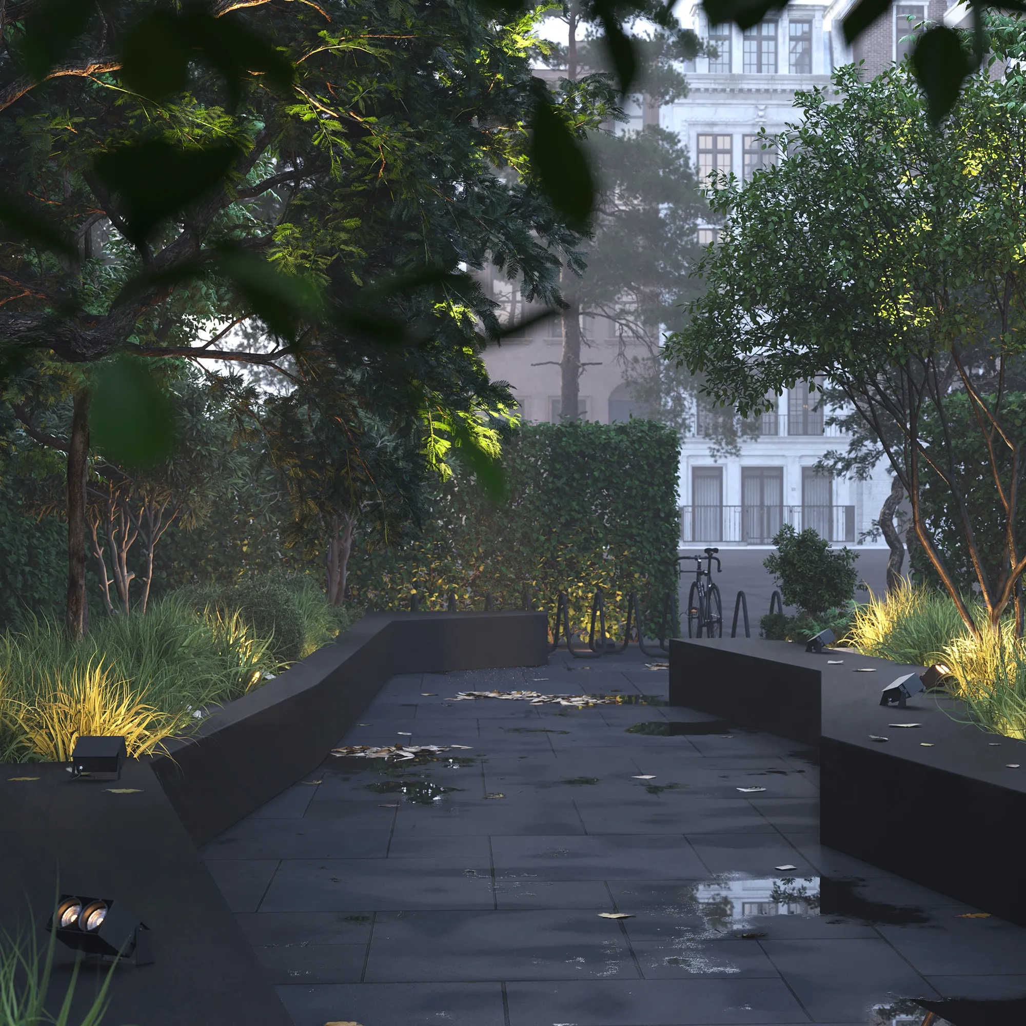 картинка Ландшафтный светильник Outdoor O486FL-L10GF3K