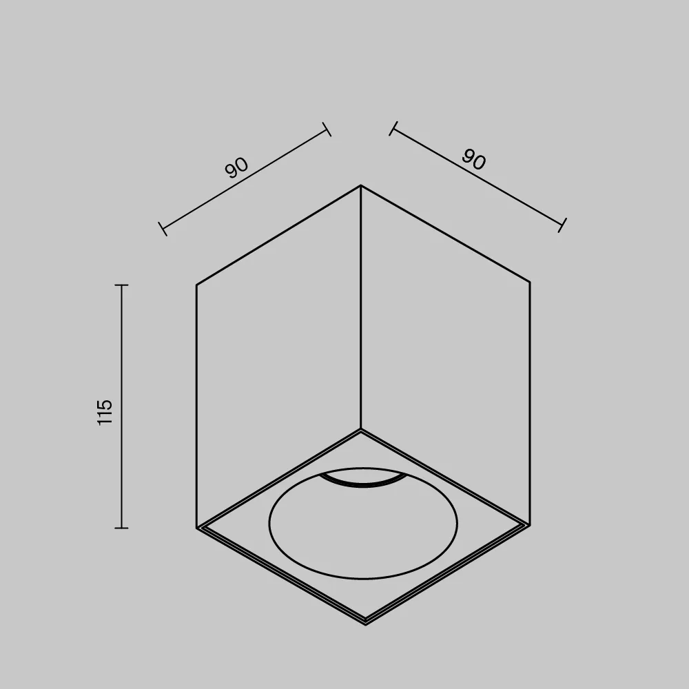 картинка Потолочный светильник Technical C030CL-01B