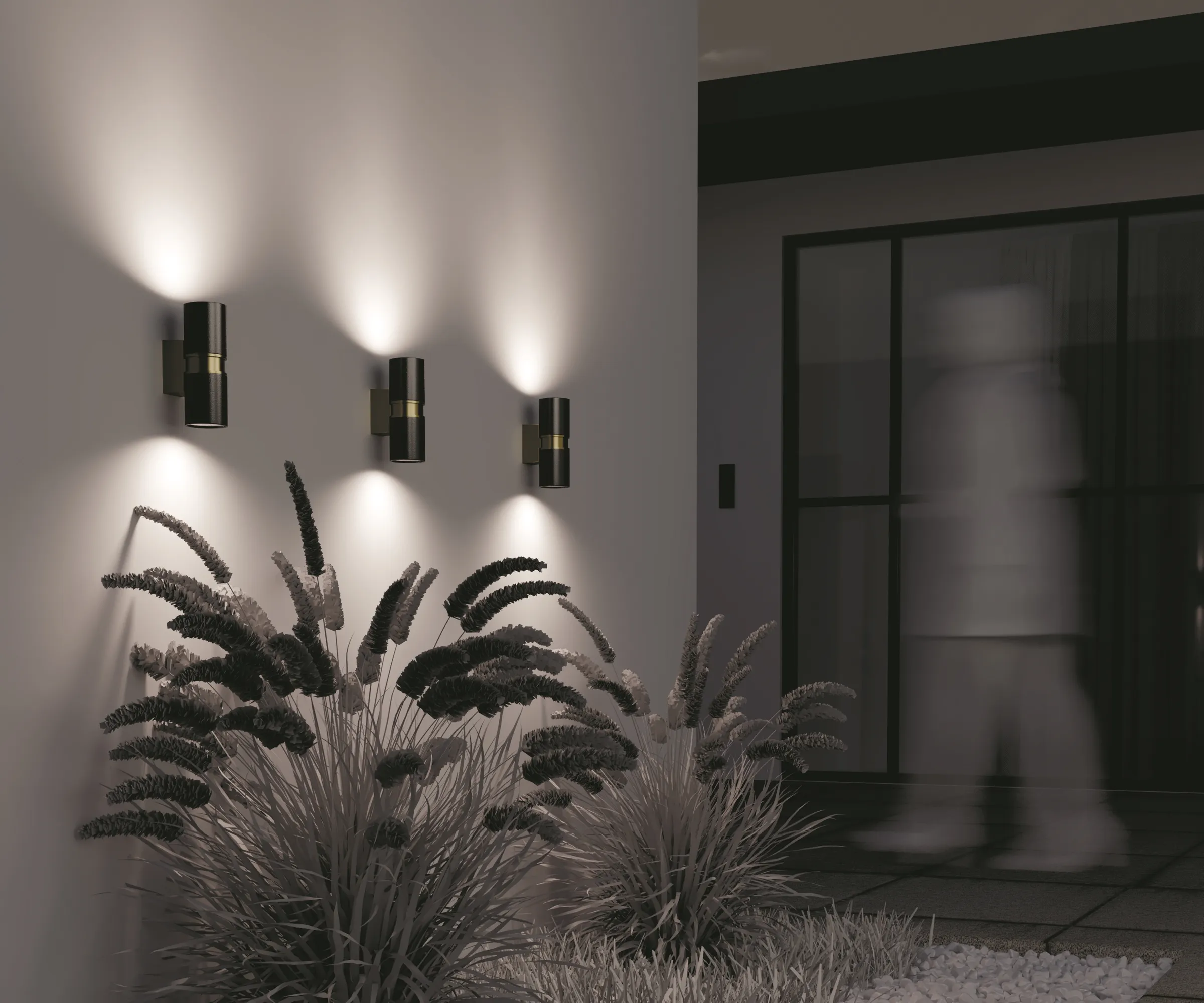 картинка Настенный светильник (бра) Outdoor O582WL-02B