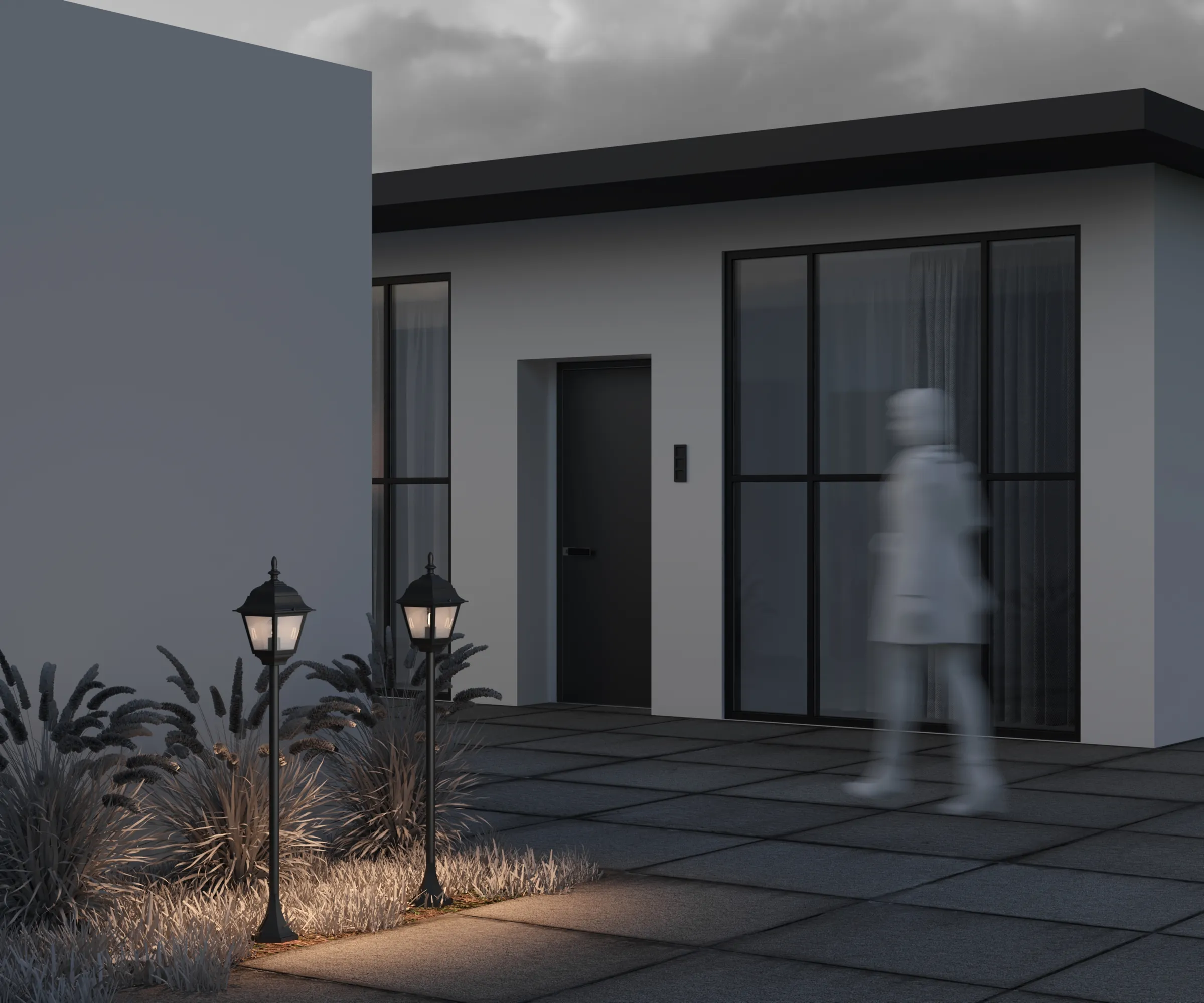 картинка Ландшафтный светильник Outdoor O003FL-01B