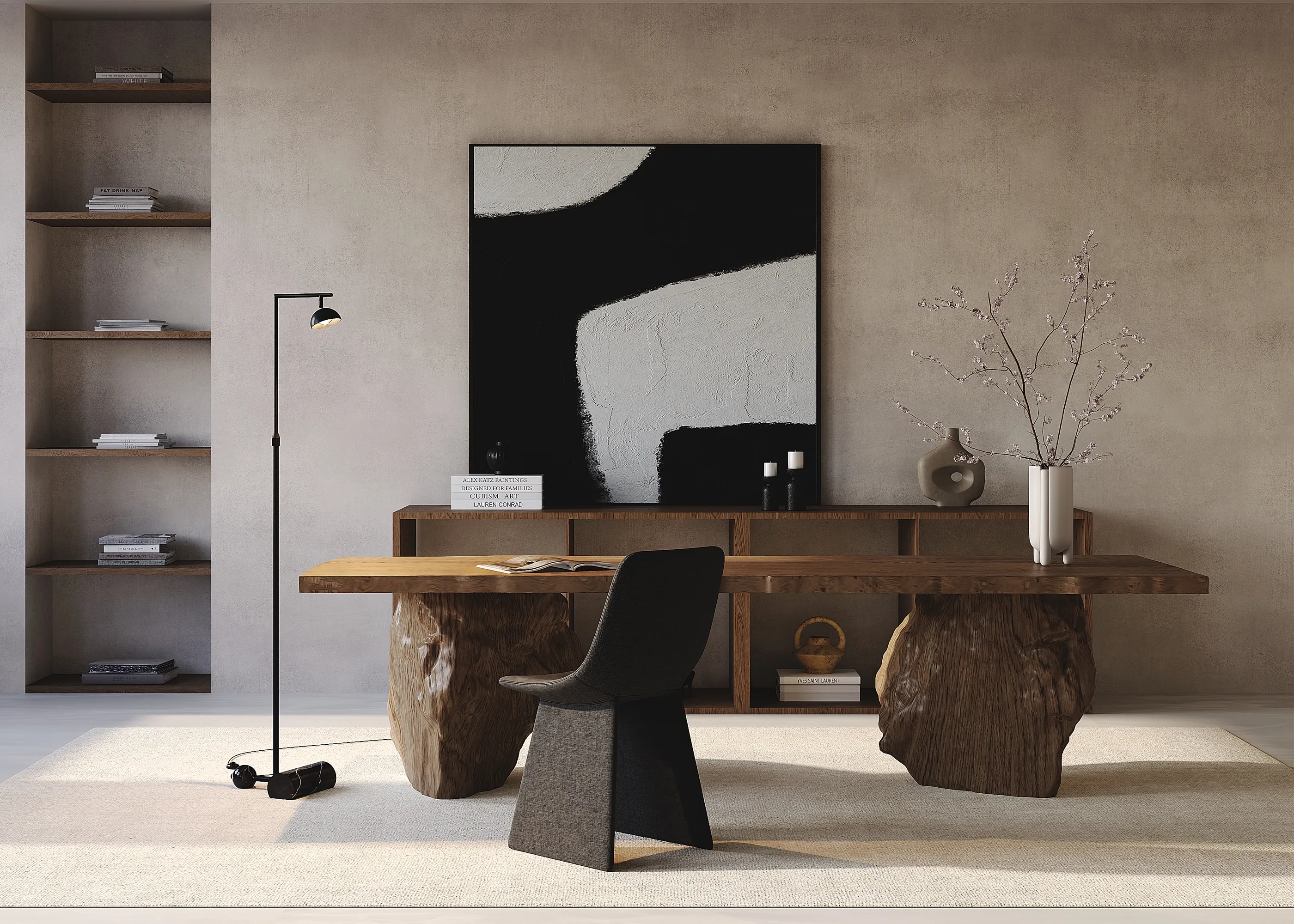 картинка Напольный светильник (торшер) Maytoni MOD372FL-L10BS3K