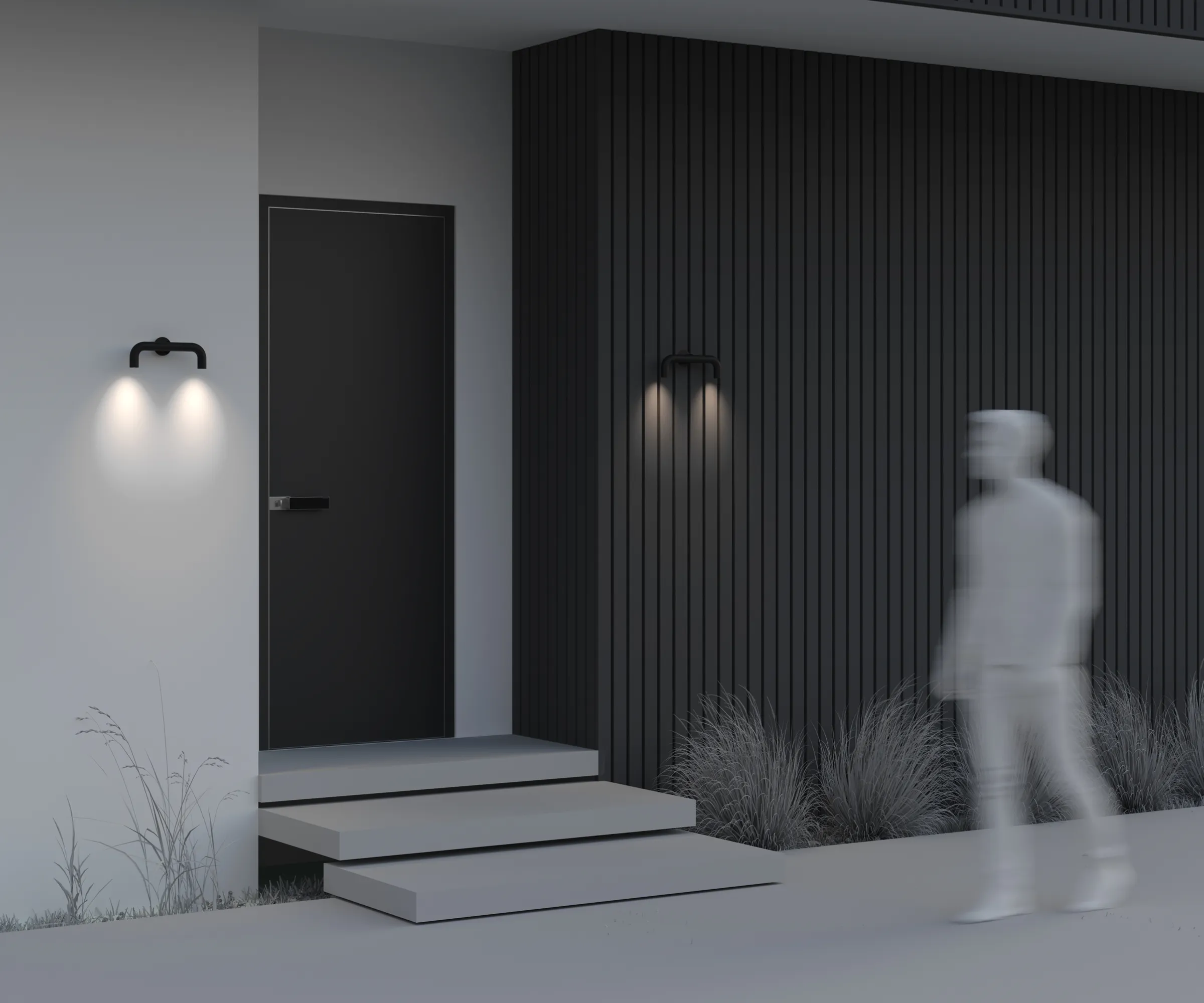 картинка Настенный светильник (бра) Outdoor O477WL-L4GF3K