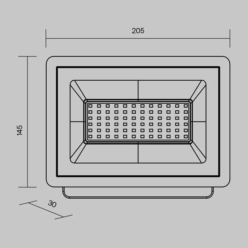 картинка Прожектор Outdoor FL001-L50B6K