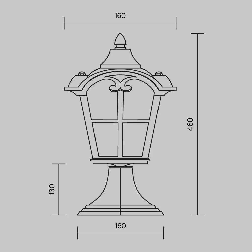 картинка Ландшафтный светильник Outdoor O413FL-01BZ